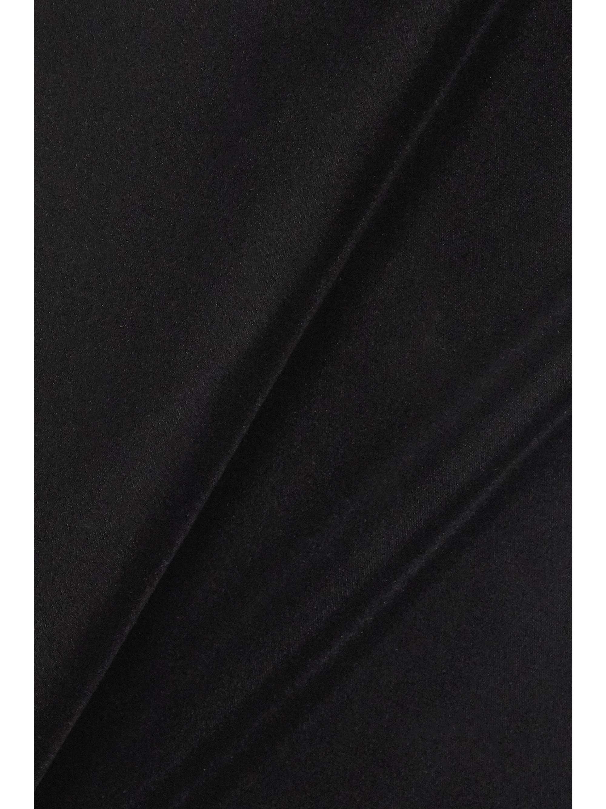 GIVENCHY Cotton-blend lace and velvet mini dress
