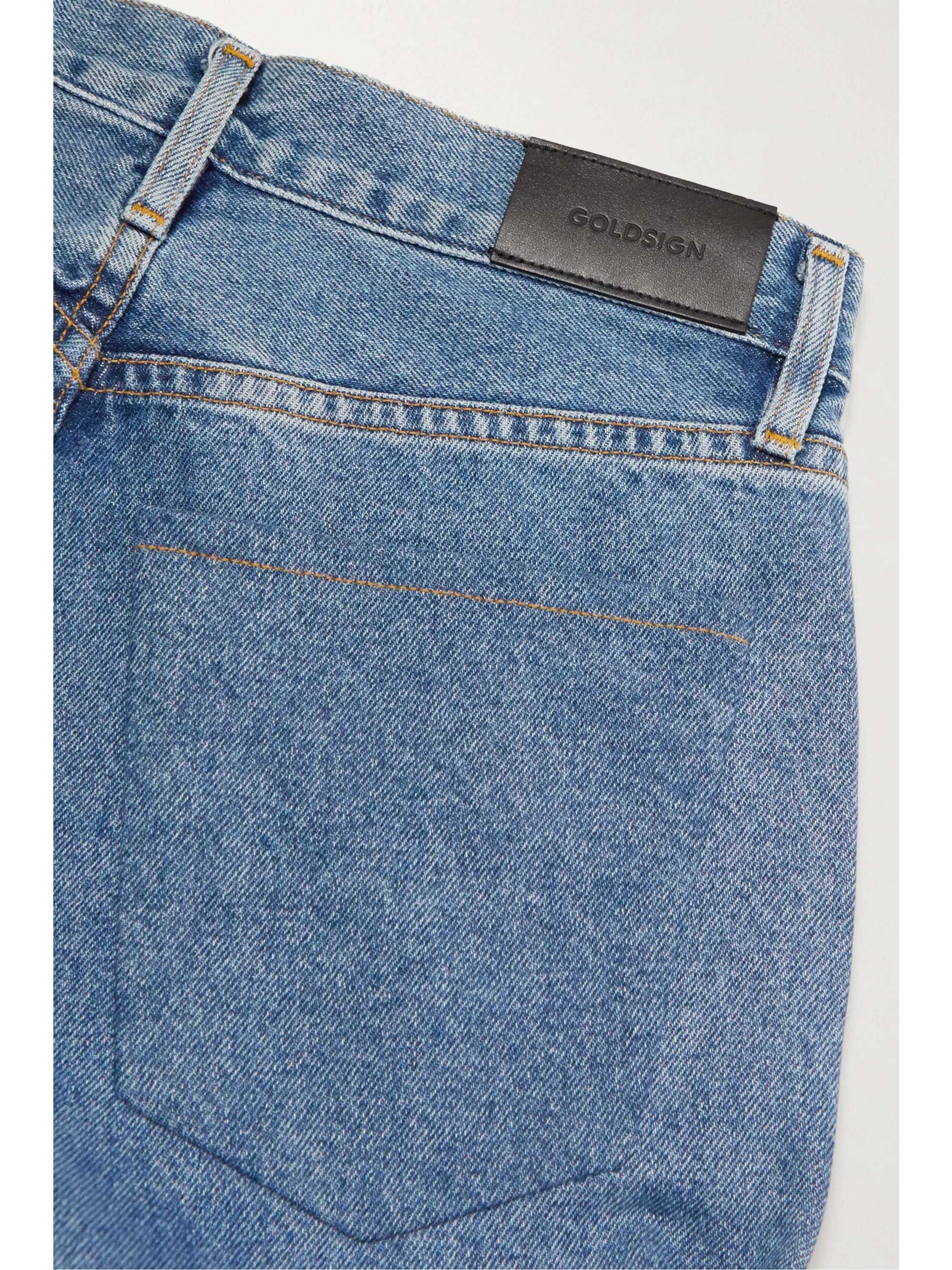 GOLDSIGN + NET SUSTAIN Nineties Classic high-rise straight-leg jeans