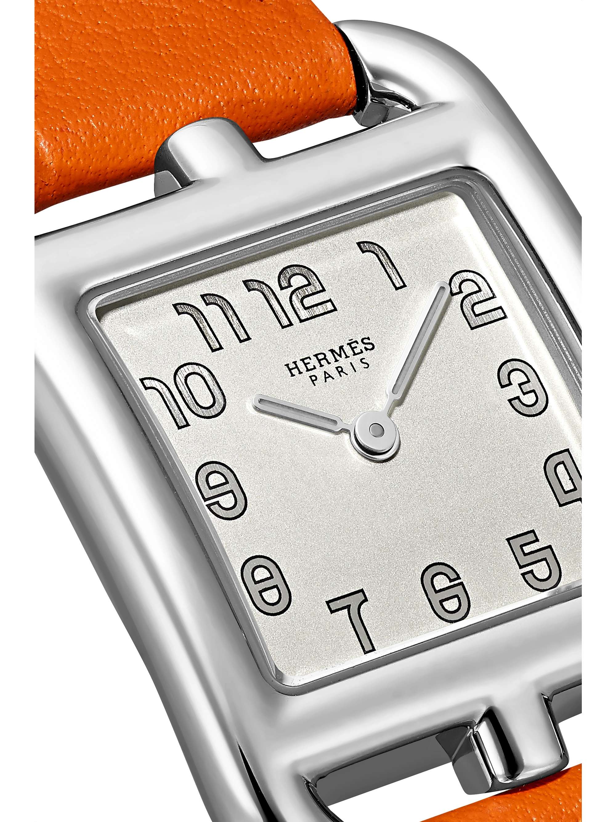 HERMÈS TIMEPIECES Cape Cod 23mm small stainless steel and leather watch