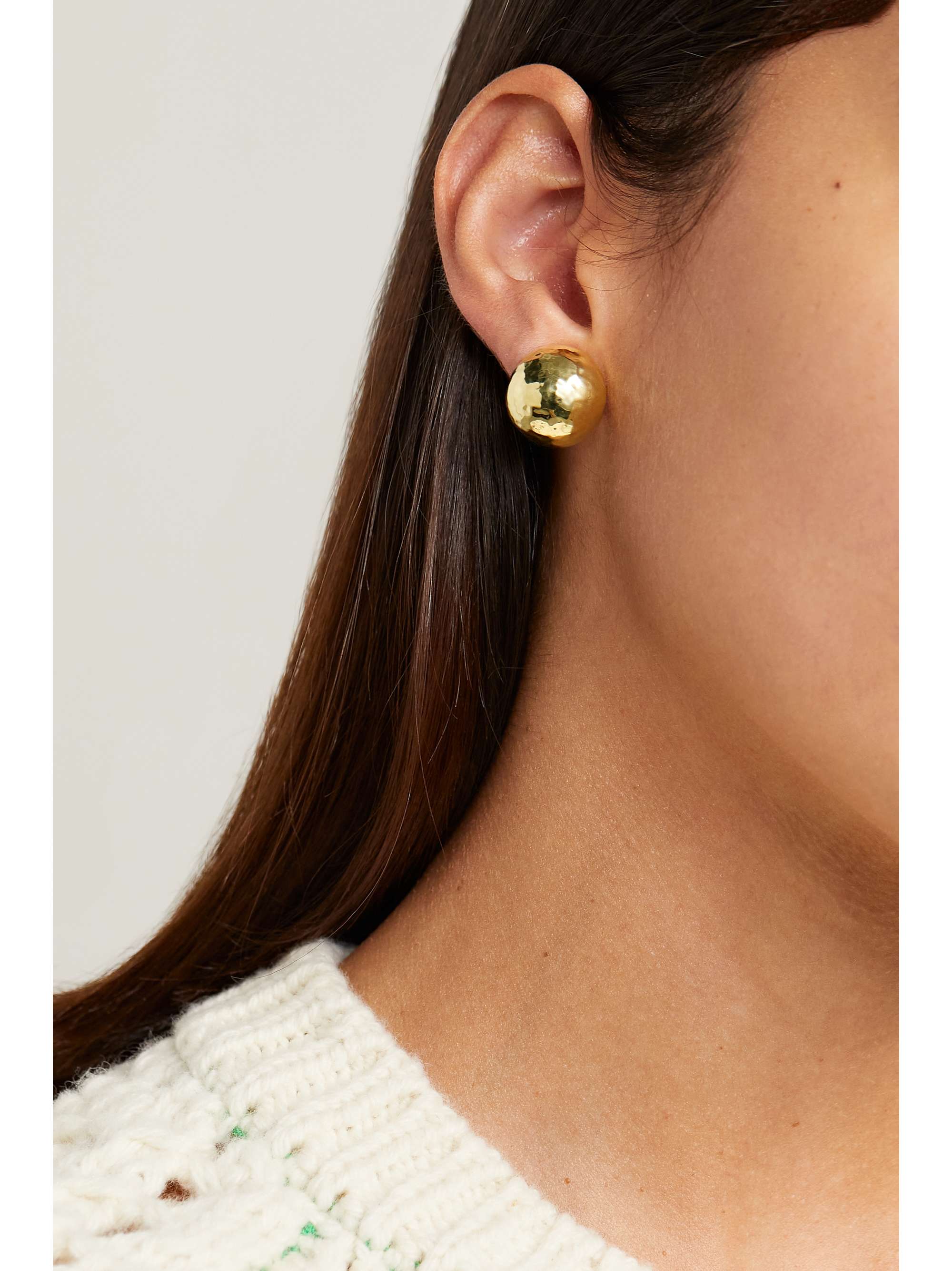 IPPOLITA Classico Pinball 18-karat gold clip earrings
