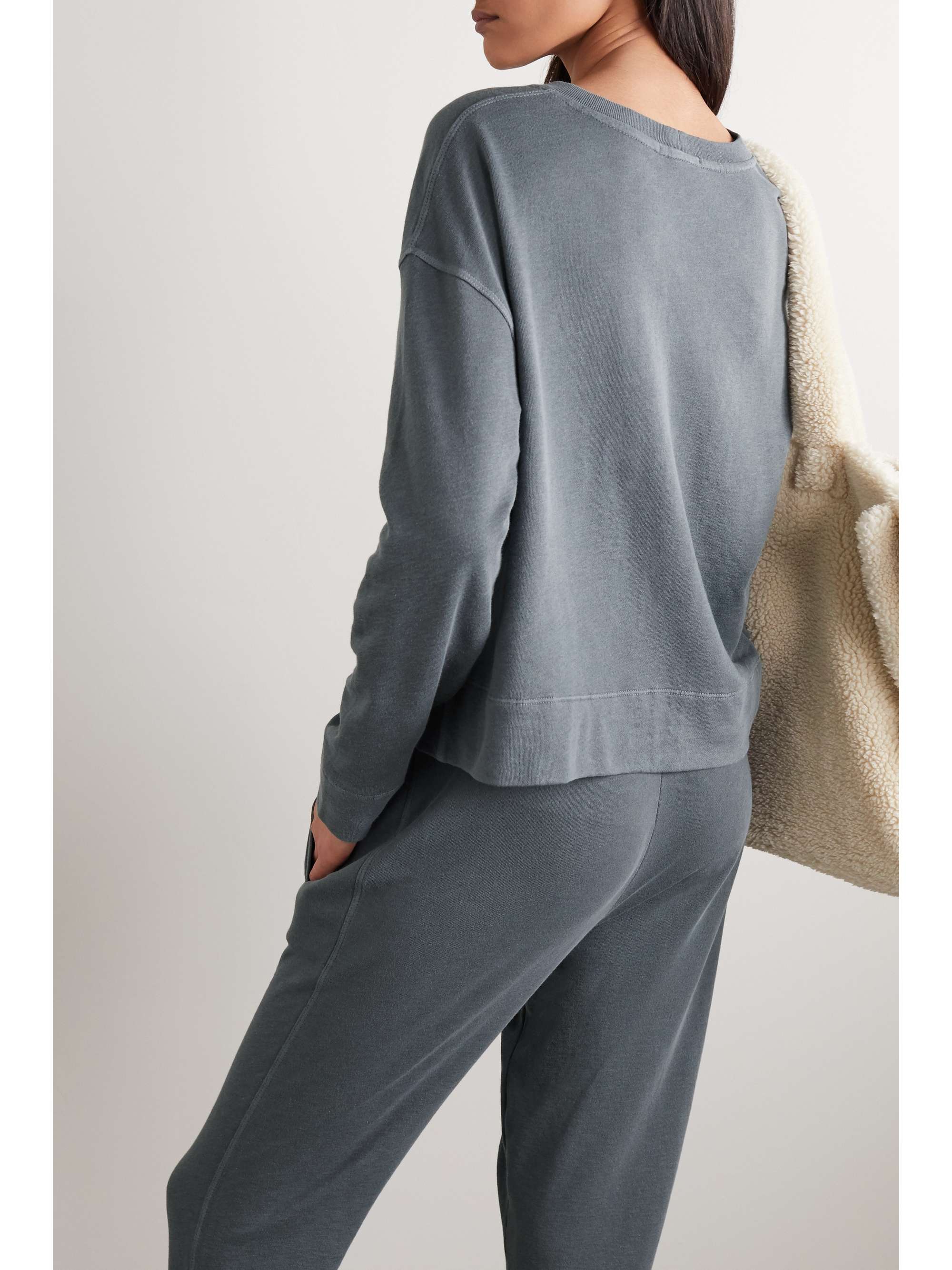JAMES PERSE Supima cotton-terry top