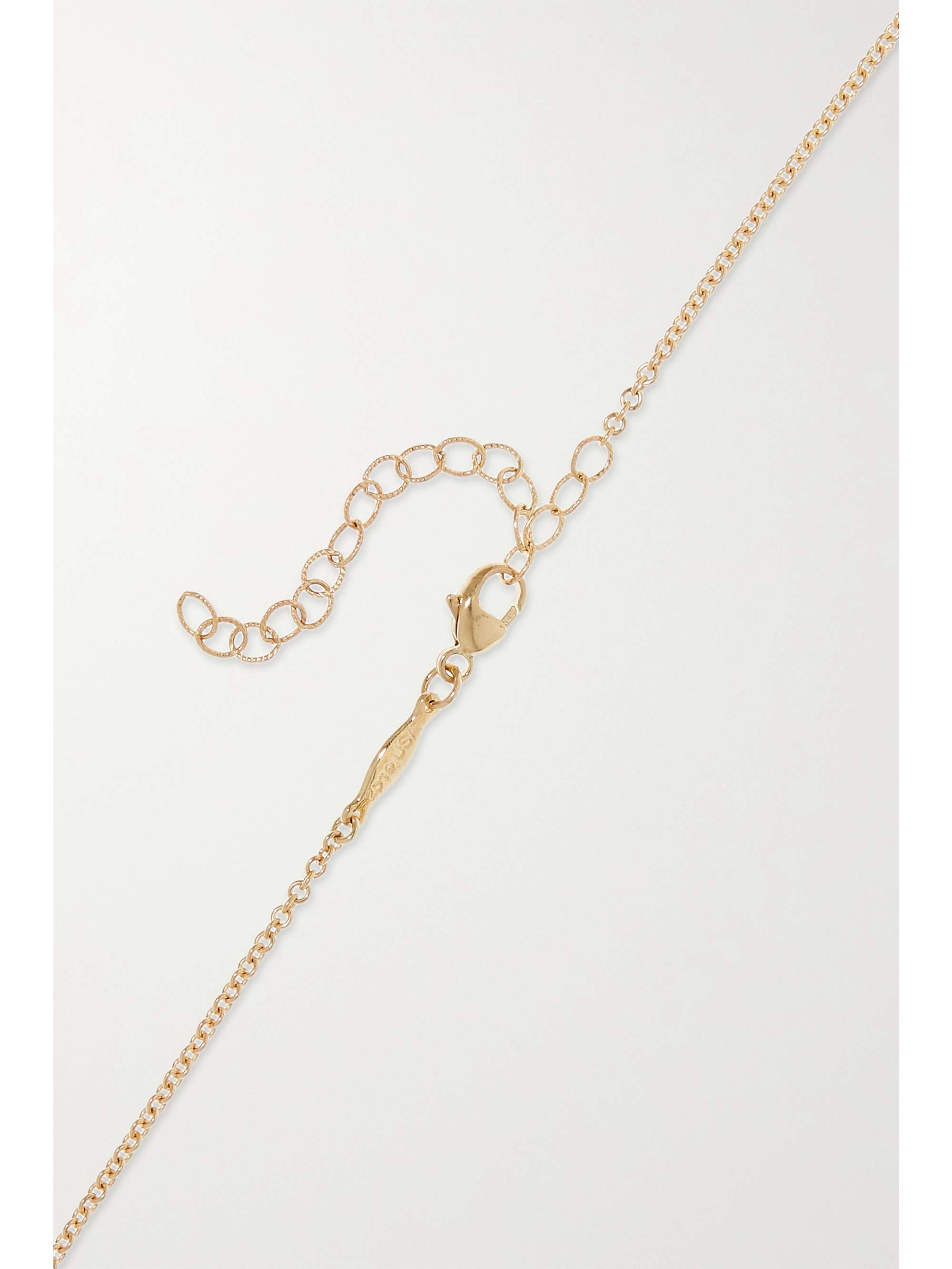 JACQUIE AICHE 14-karat gold diamond necklace