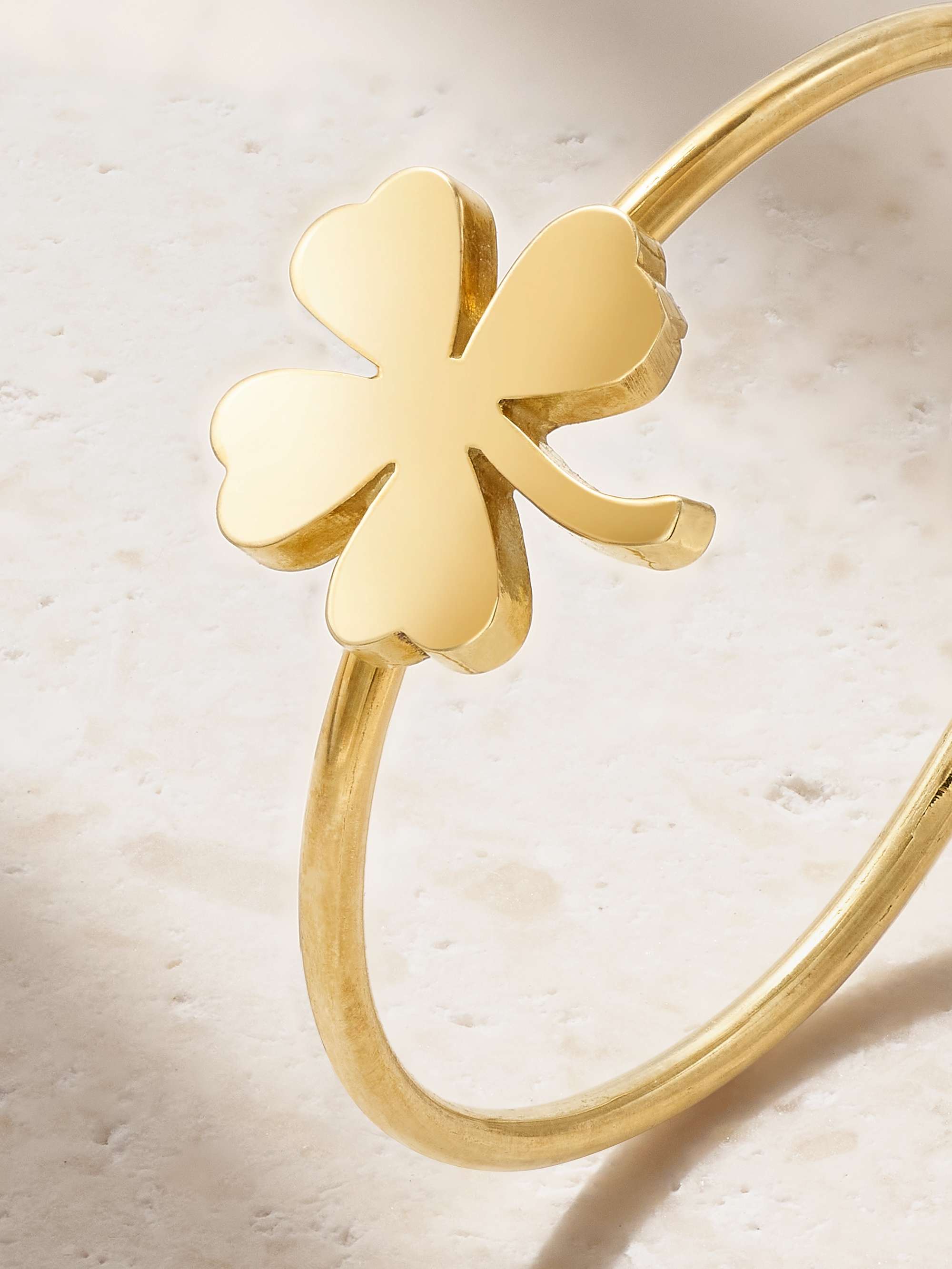 JENNIFER MEYER Mini Wishbone 18-karat gold ring