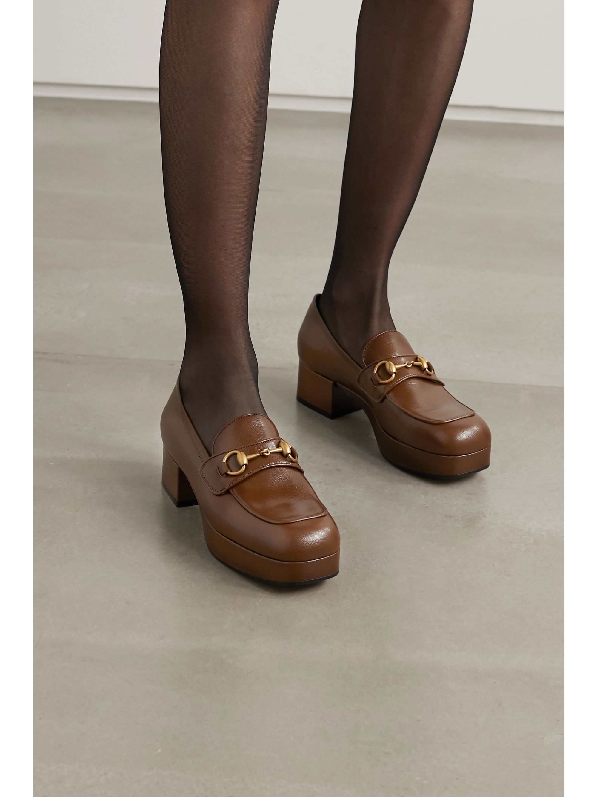 gucci horsebit platform