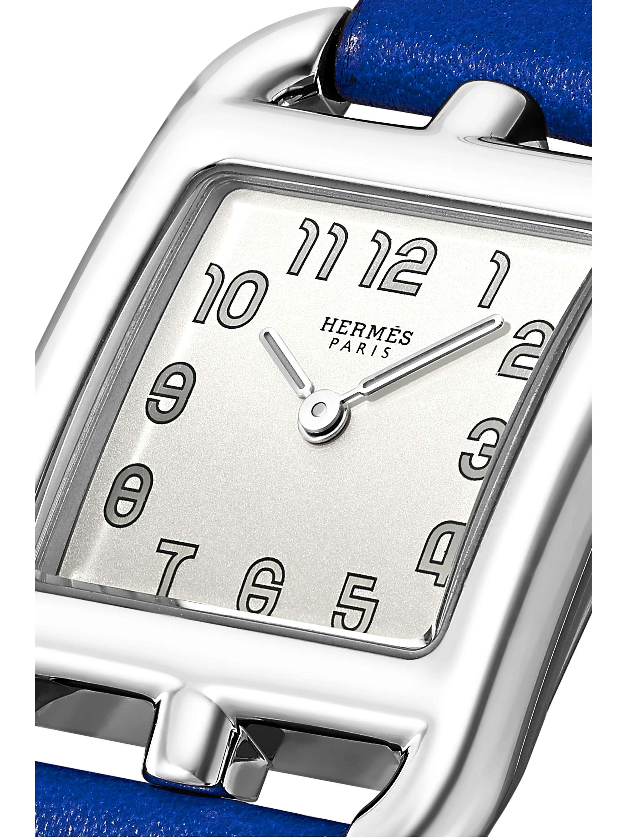 HERMÈS TIMEPIECES Cape Cod 23mm small stainless steel and leather watch