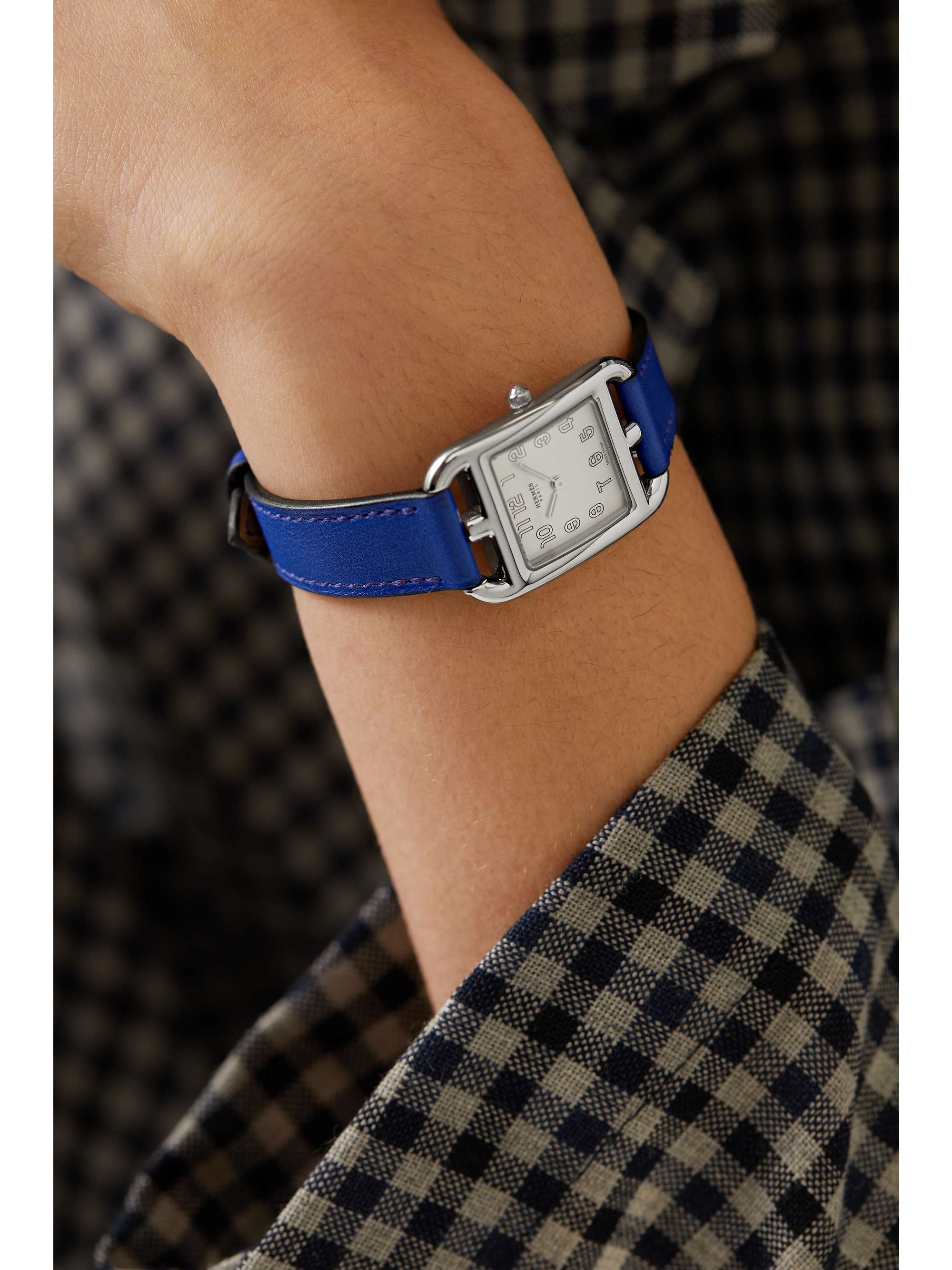 HERMÈS TIMEPIECES Cape Cod 23mm small stainless steel and leather watch