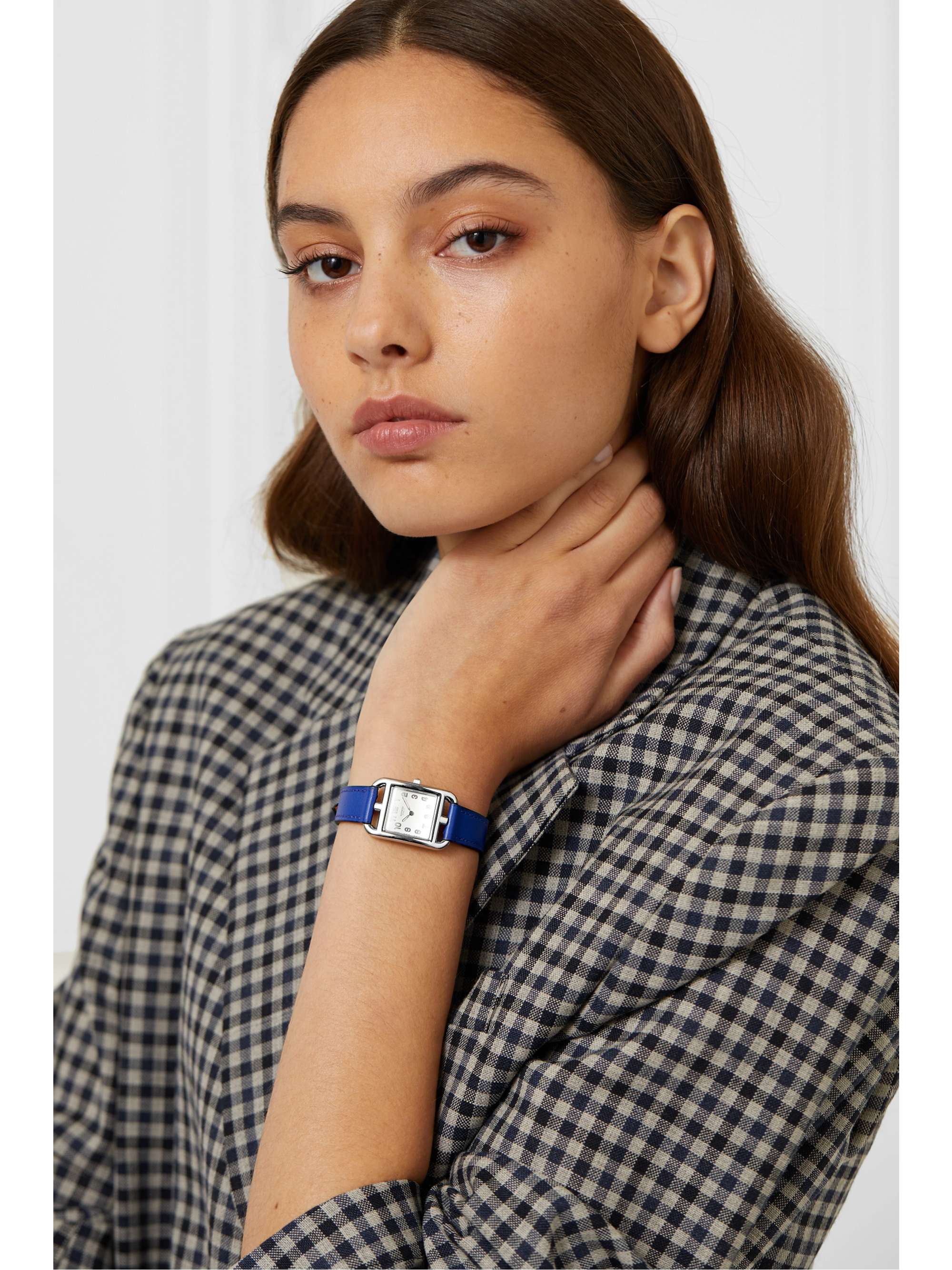 HERMÈS TIMEPIECES Cape Cod 23mm small stainless steel and leather watch