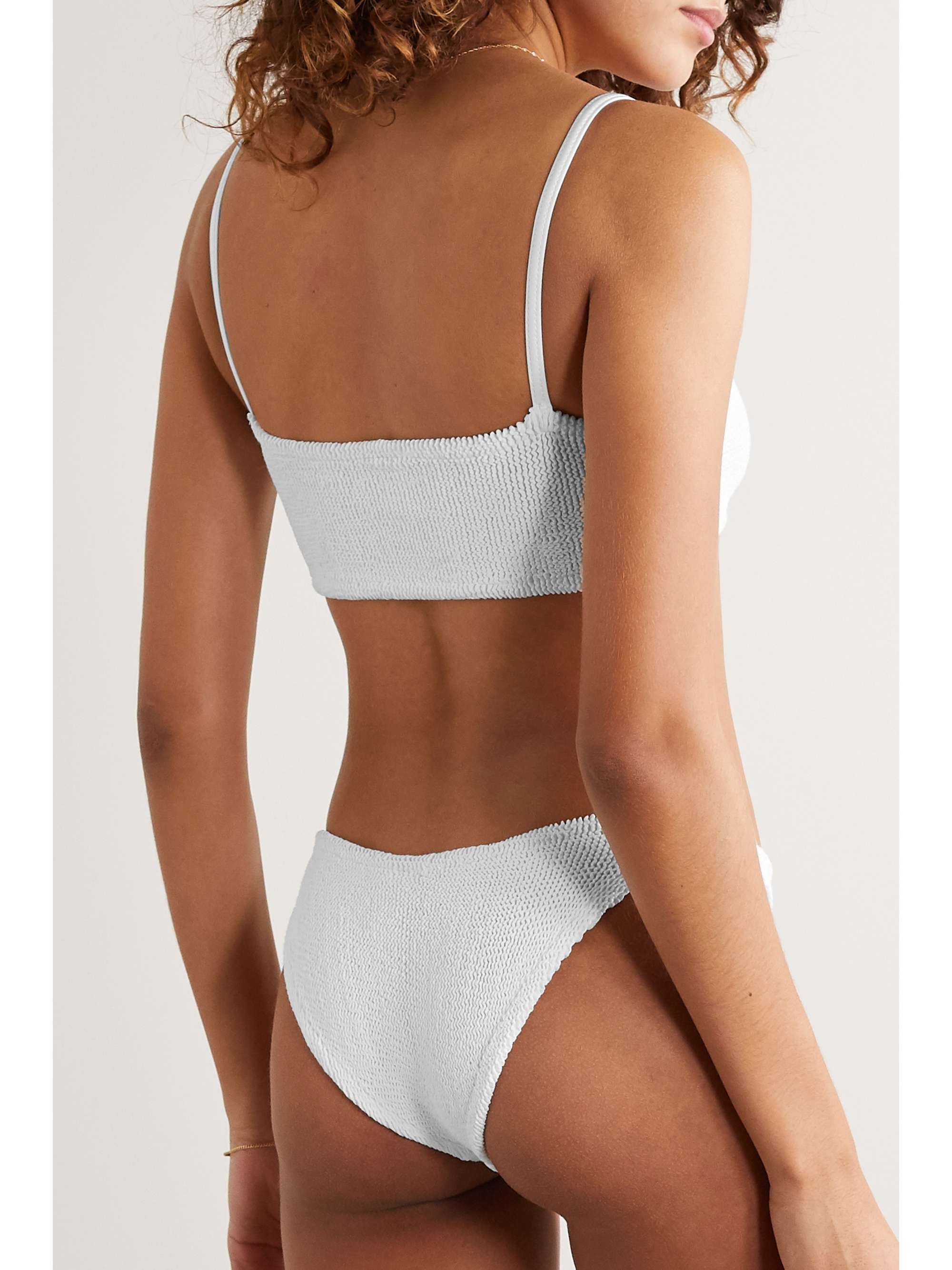 HUNZA G Gigi seersucker bikini