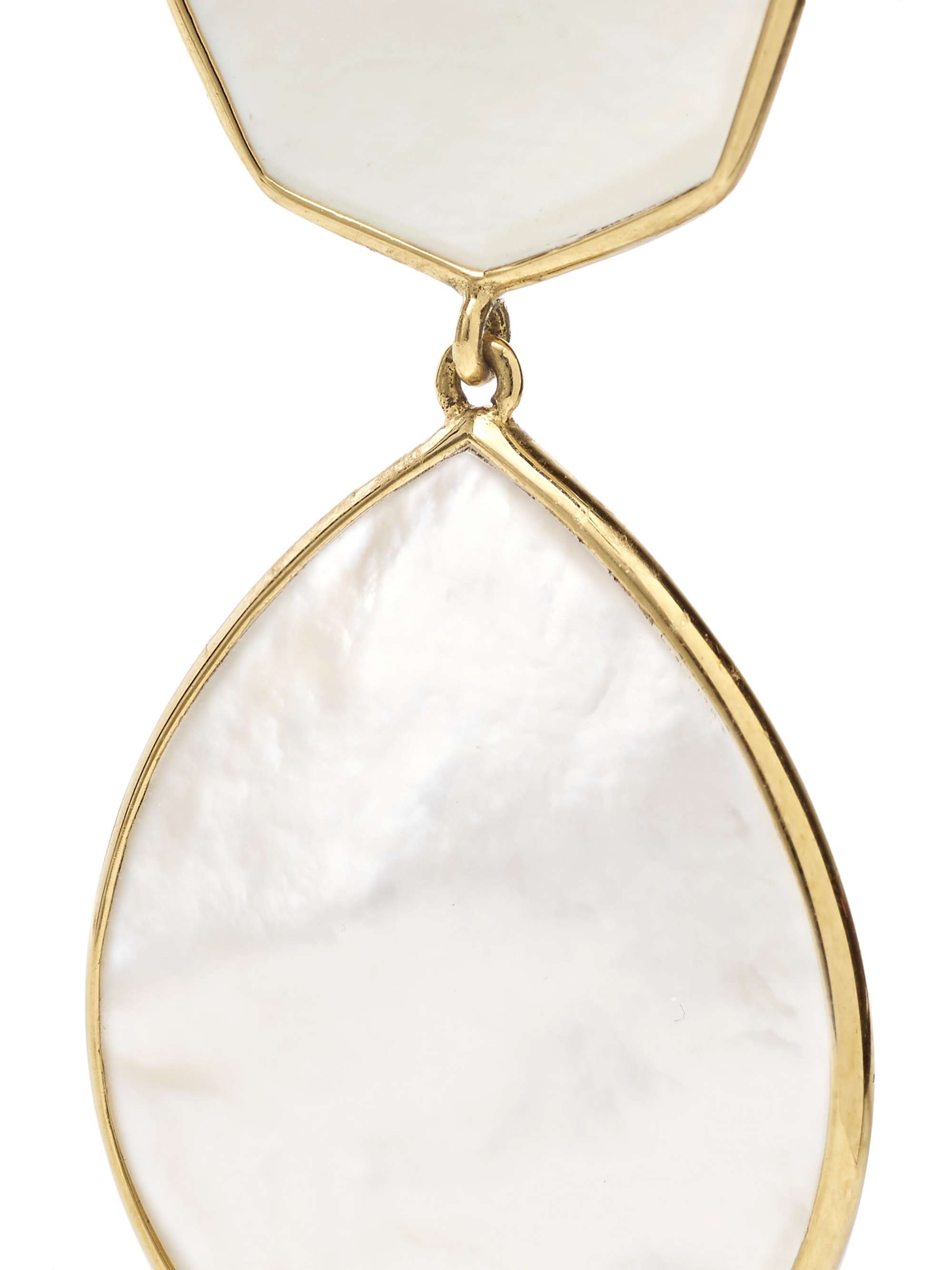 IPPOLITA Polished Rock Candy 18-karat gold mother-of-pearl earrings