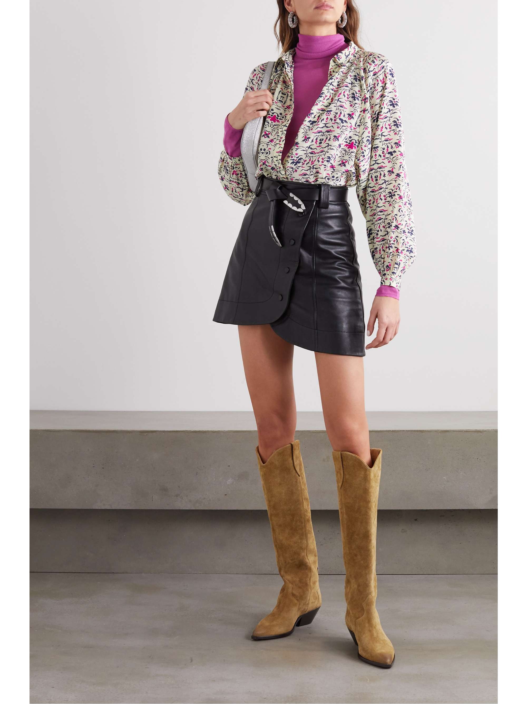 Rafflesia Arnoldi Automatisk måtte Beige Denvee suede knee boots | ISABEL MARANT | NET-A-PORTER