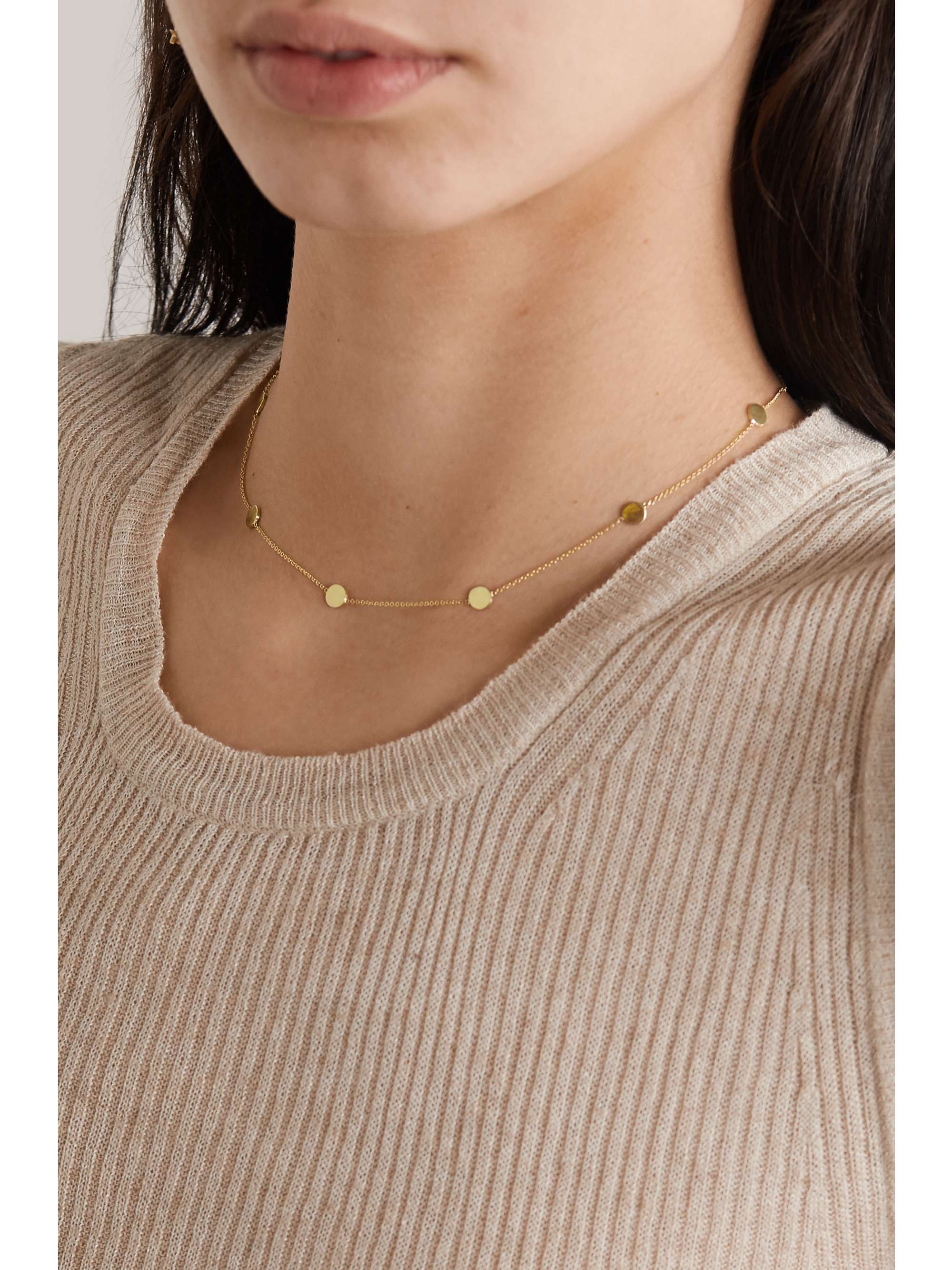 JENNIFER MEYER Circle-By-the-Inch 18-karat gold necklace