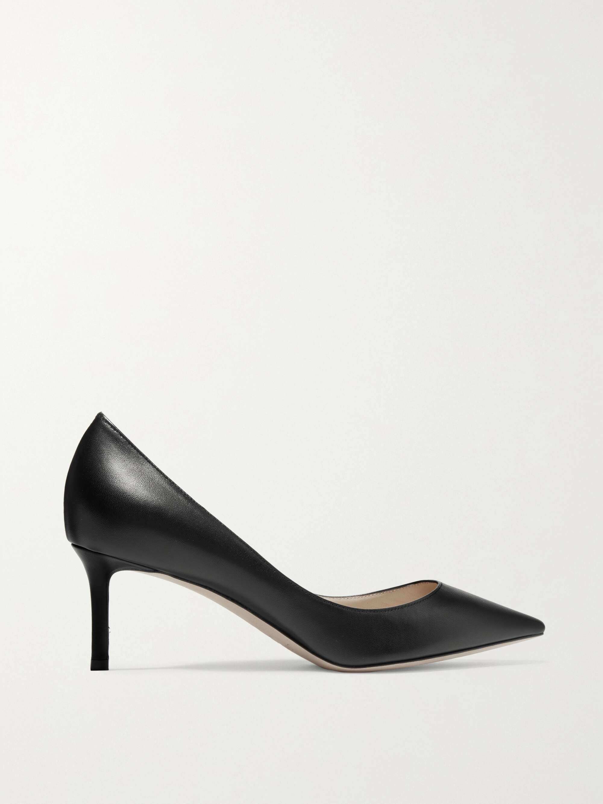 Black 60 leather | JIMMY CHOO | NET-A-PORTER