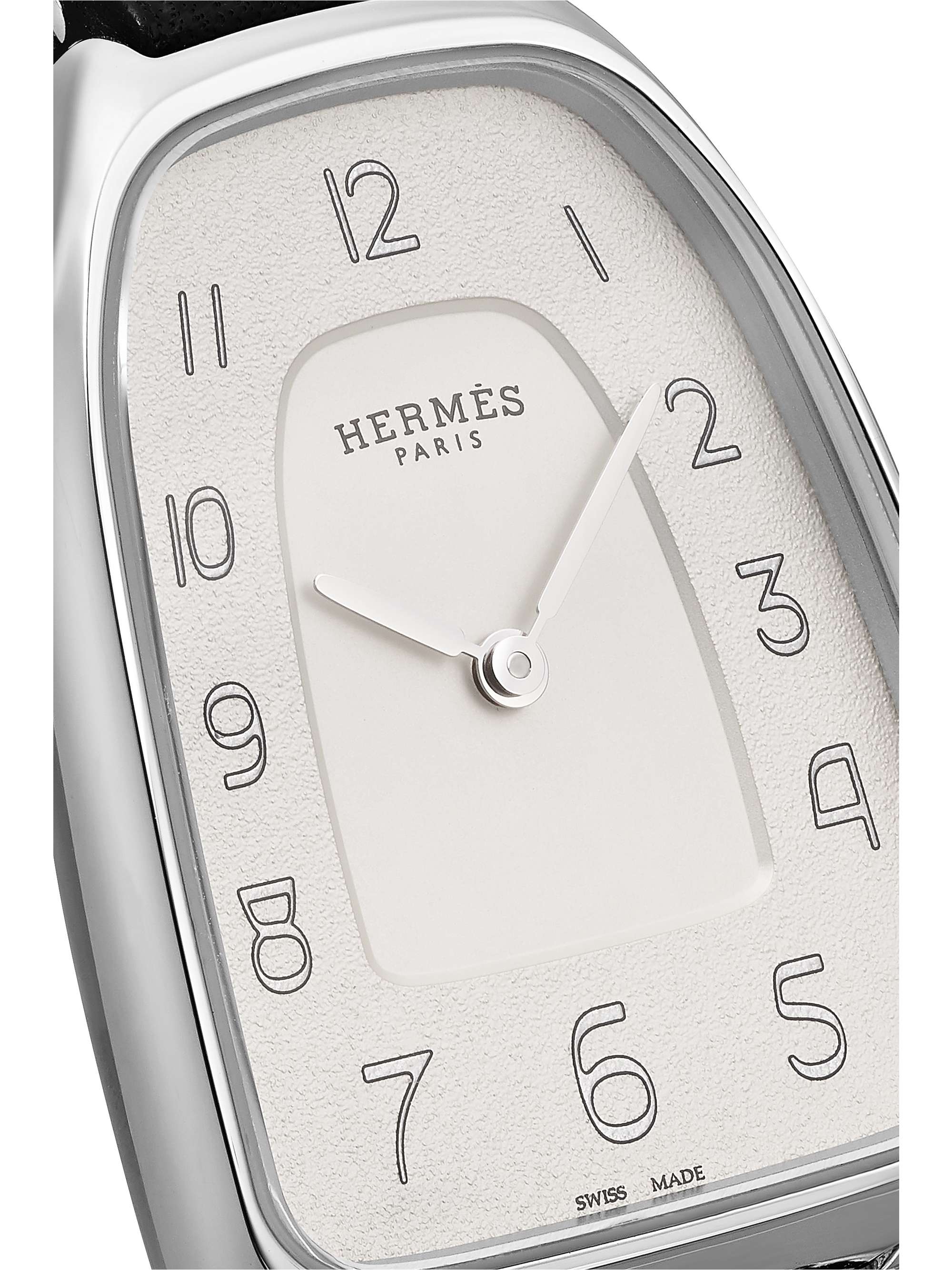 HERMÈS TIMEPIECES Montre en or rose 18 carats (750/1000) à bracelet en alligator Galop d'Hermès Large, 40 mm