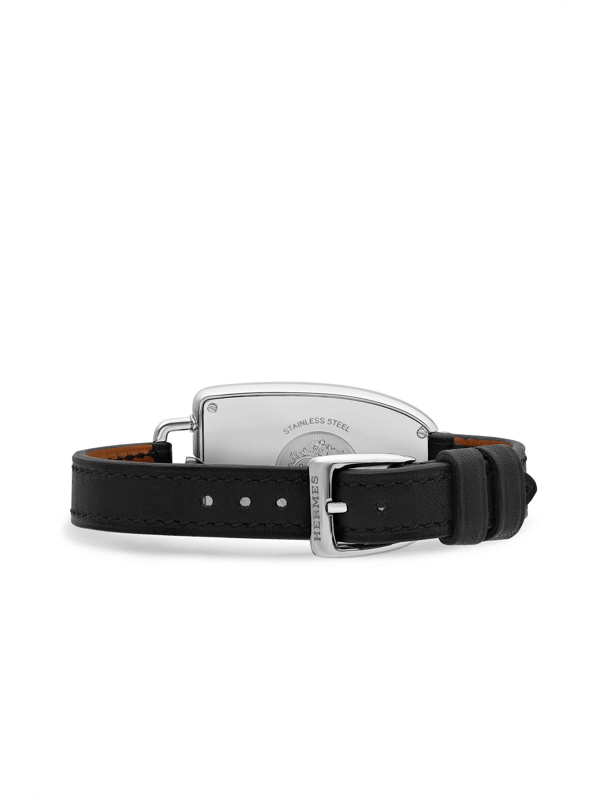 HERMÈS TIMEPIECES Montre en or rose 18 carats (750/1000) à bracelet en alligator Galop d'Hermès Large, 40 mm