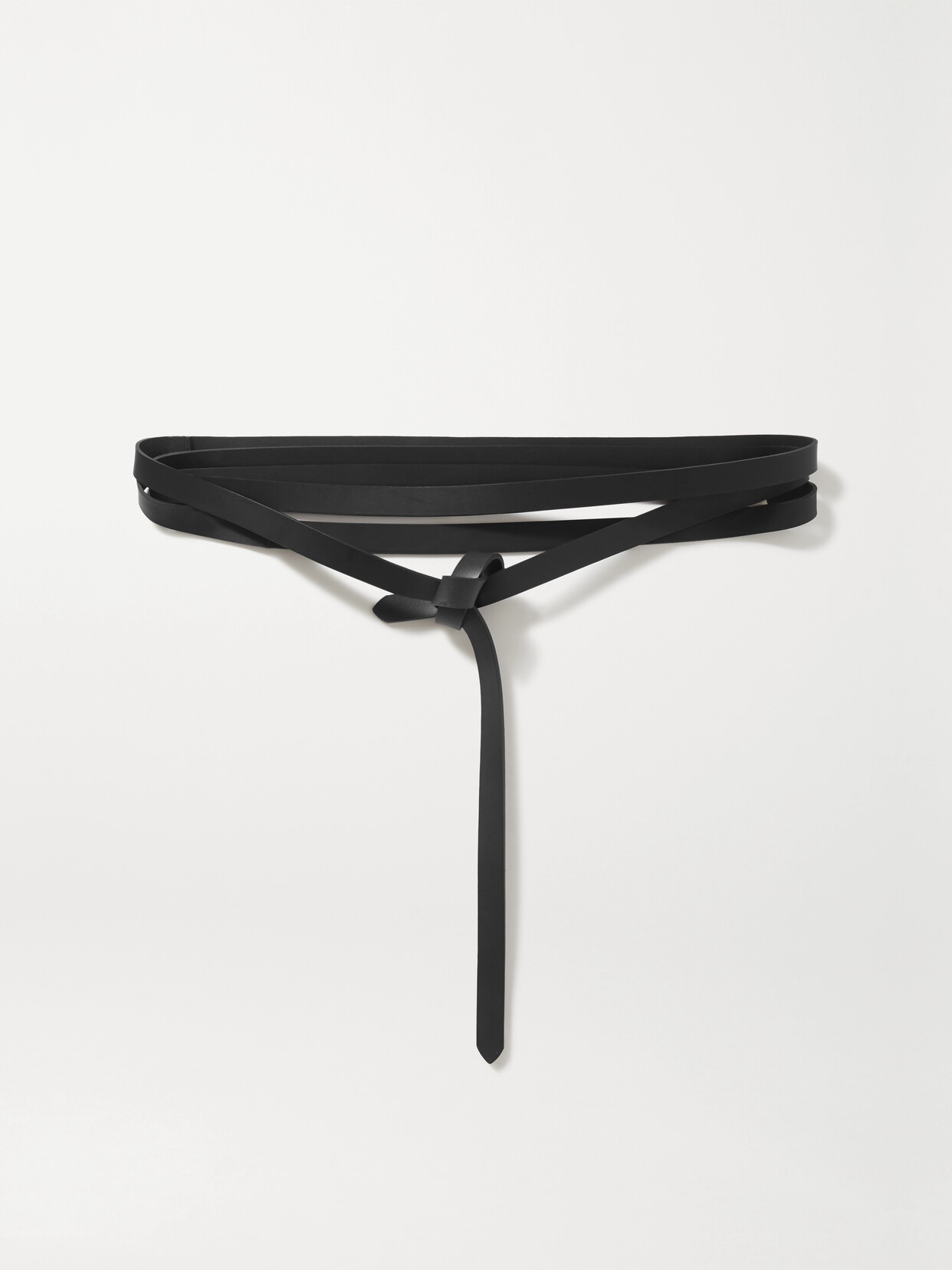 Isabel Marant Black Lonny Wrapping Belt In Black