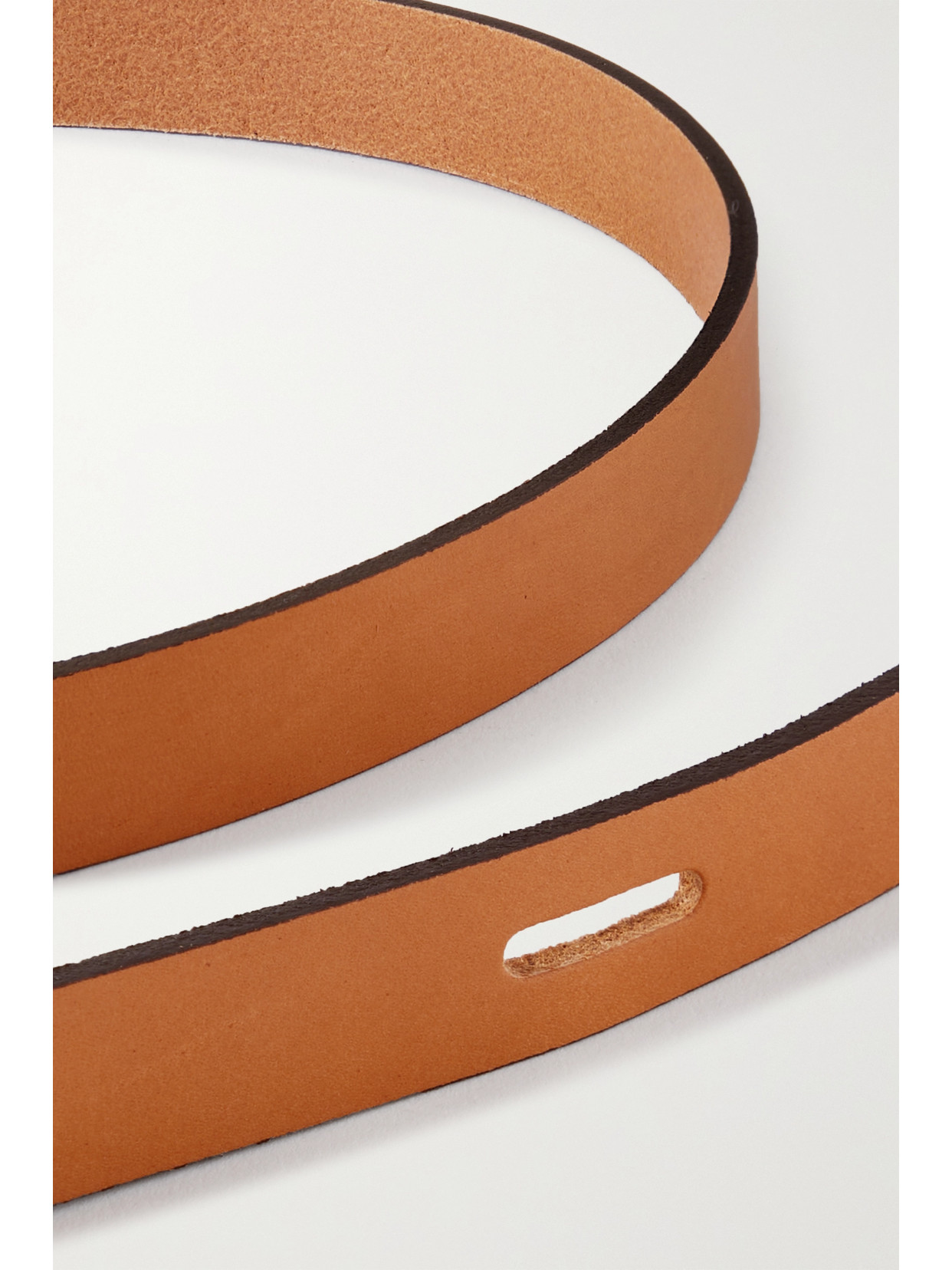 Isabel Marant Knot-detail Leather Belt In Tan