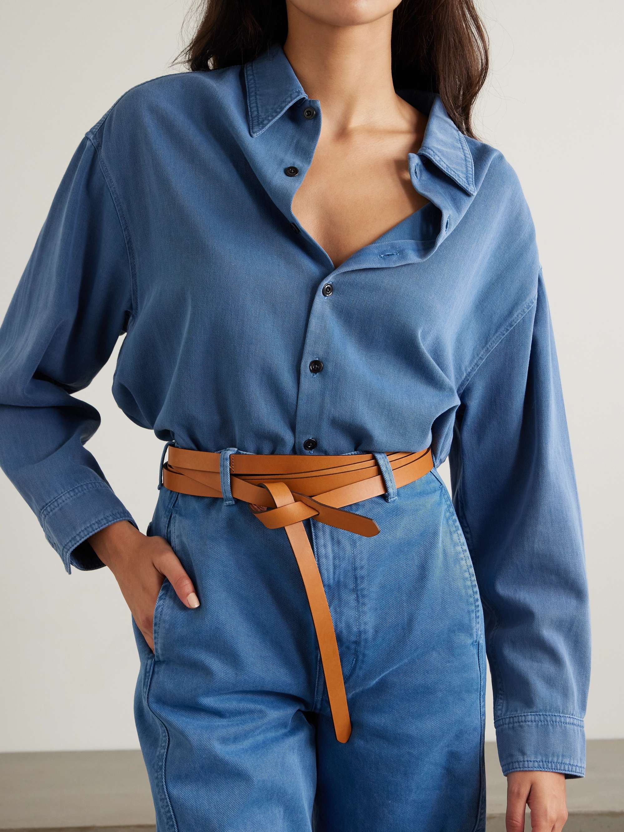 ISABEL MARANT Lonny leather belt