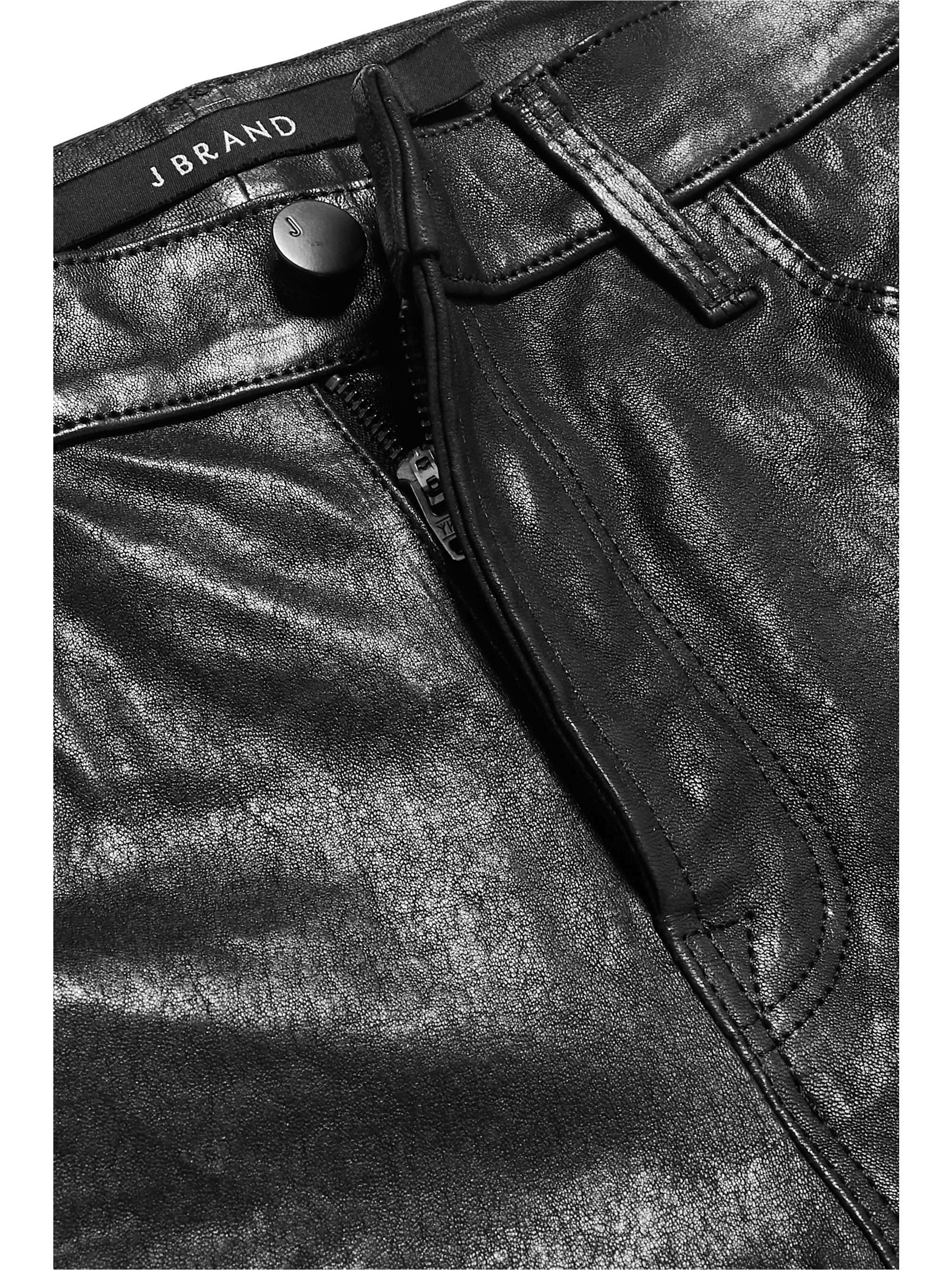 Black Maria leather skinny pants | J 