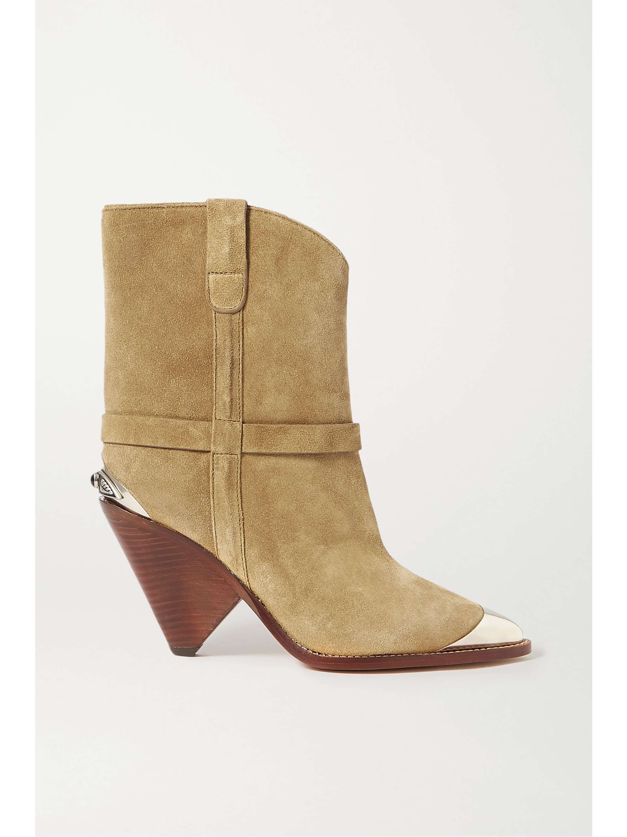 Beige embellished ankle boots | ISABEL MARANT |