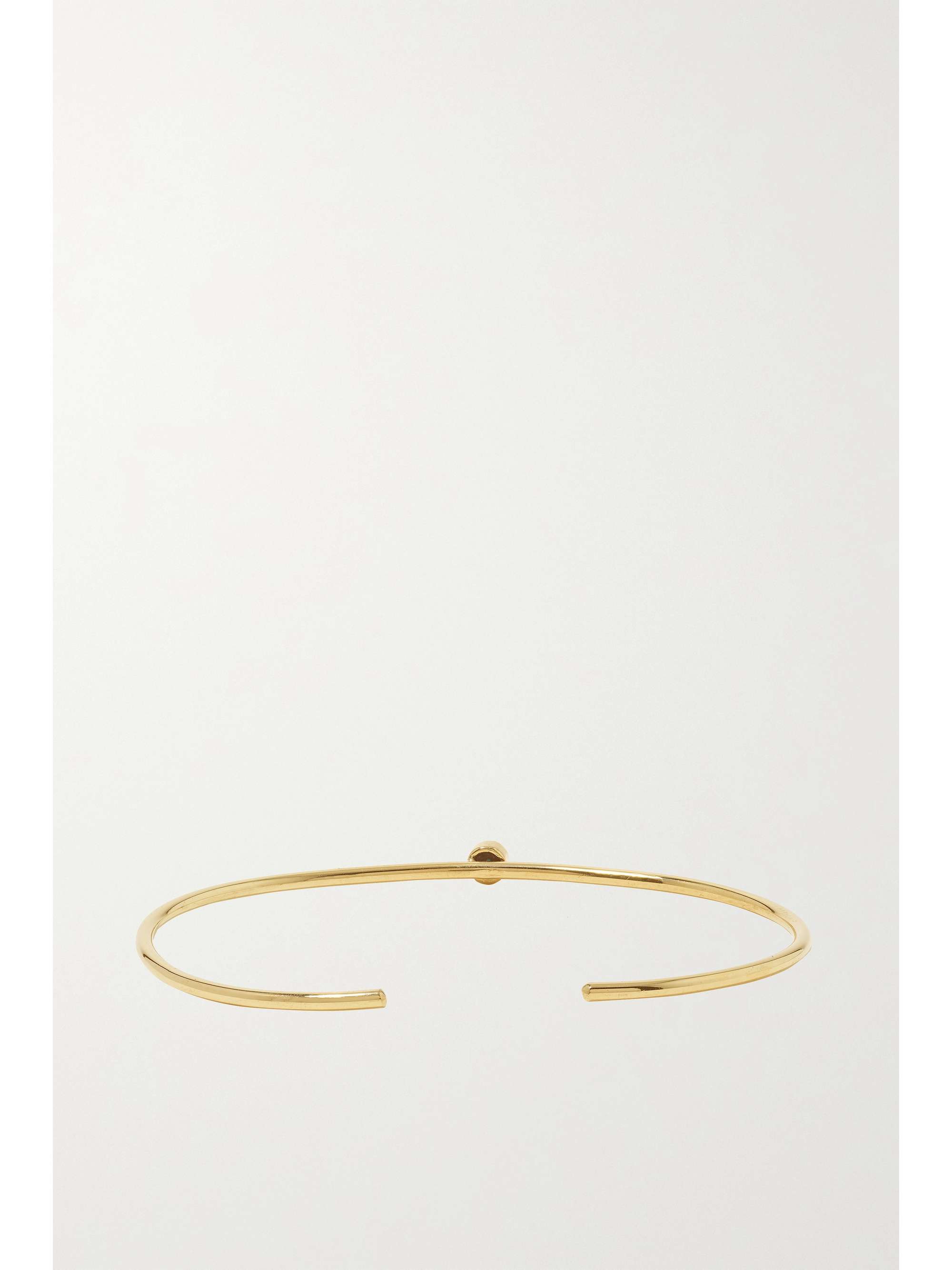 JENNIFER MEYER 18-karat gold turquoise cuff