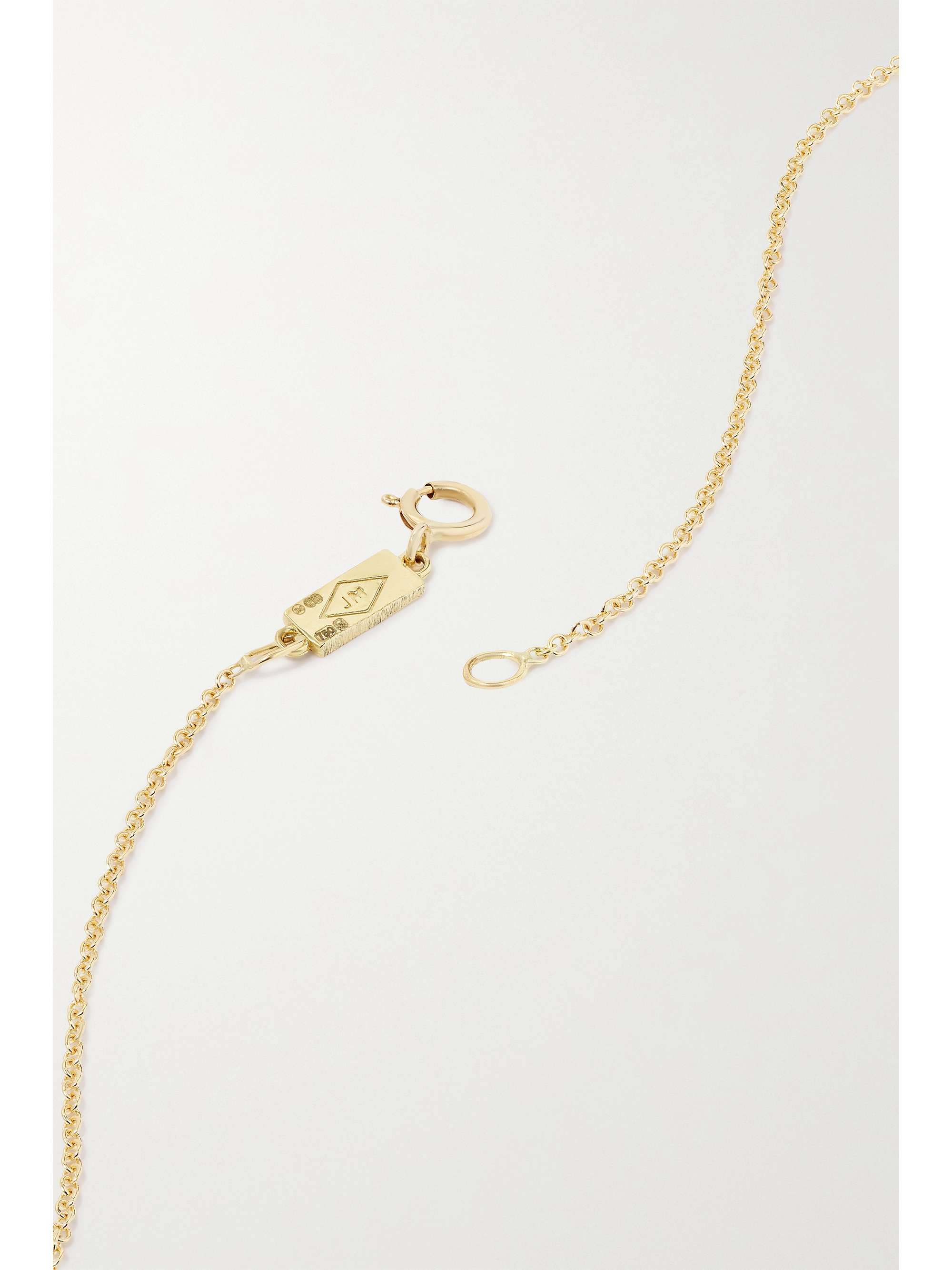 JENNIFER MEYER Hammered 18-karat gold necklace