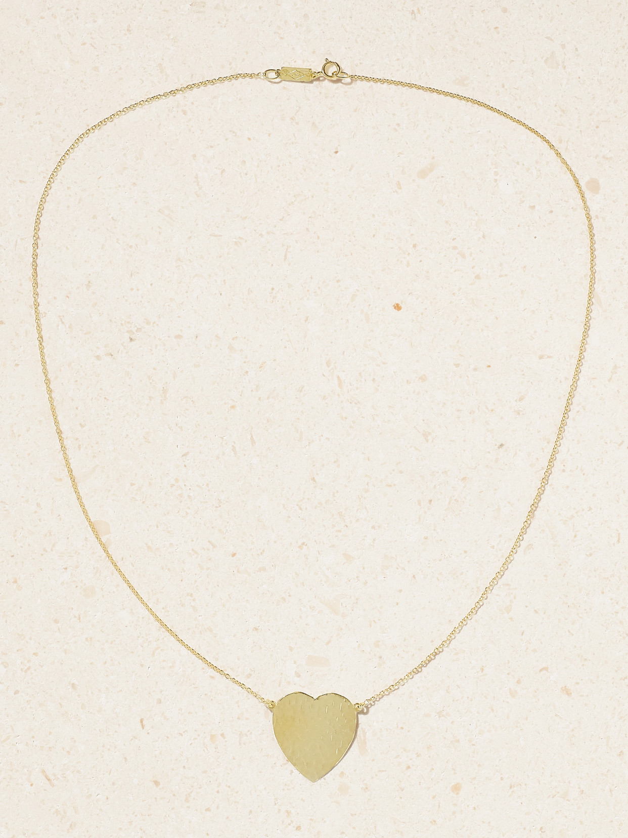 JENNIFER MEYER HAMMERED 18-KARAT GOLD NECKLACE