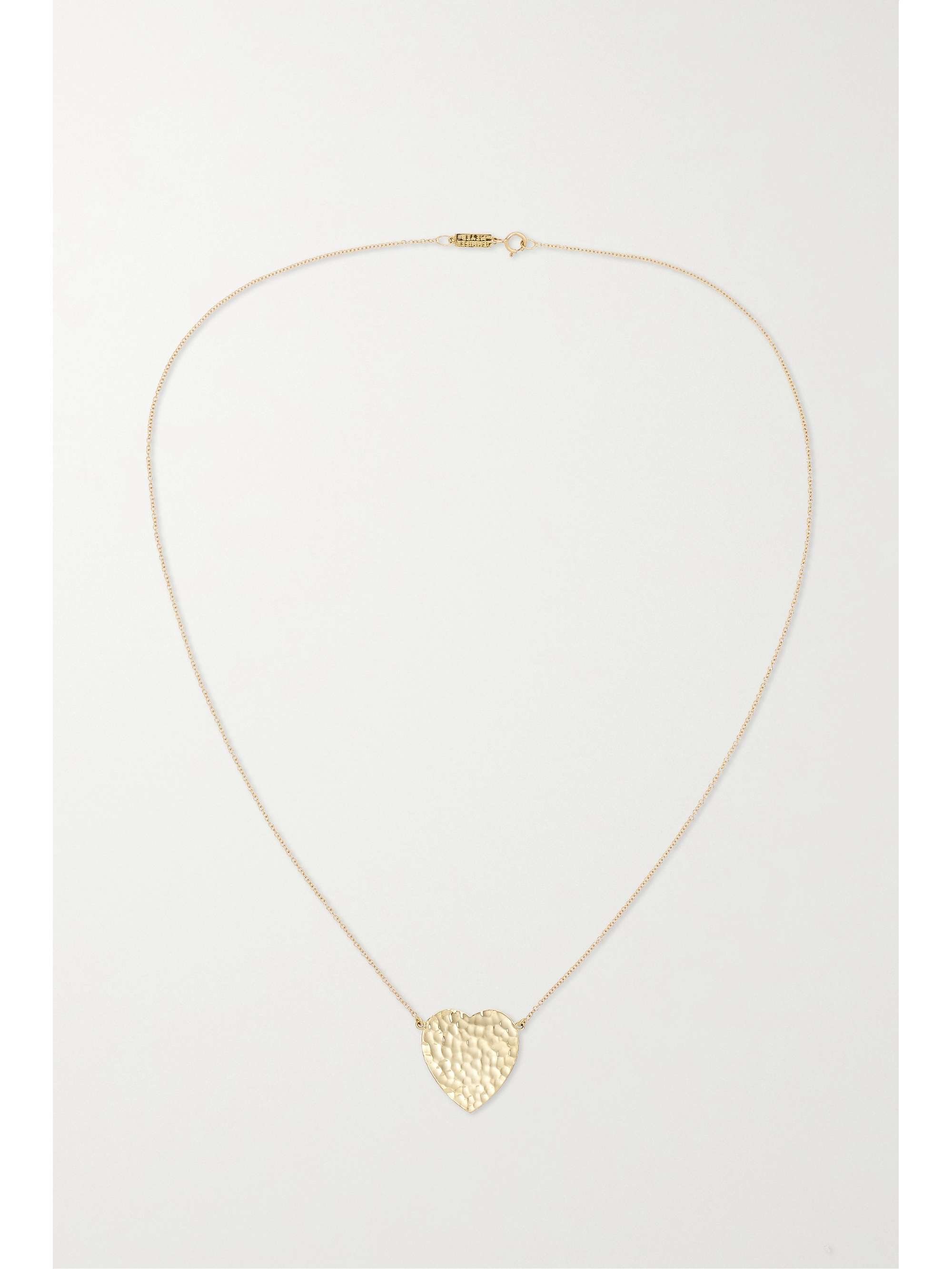 JENNIFER MEYER Hammered 18-karat gold necklace