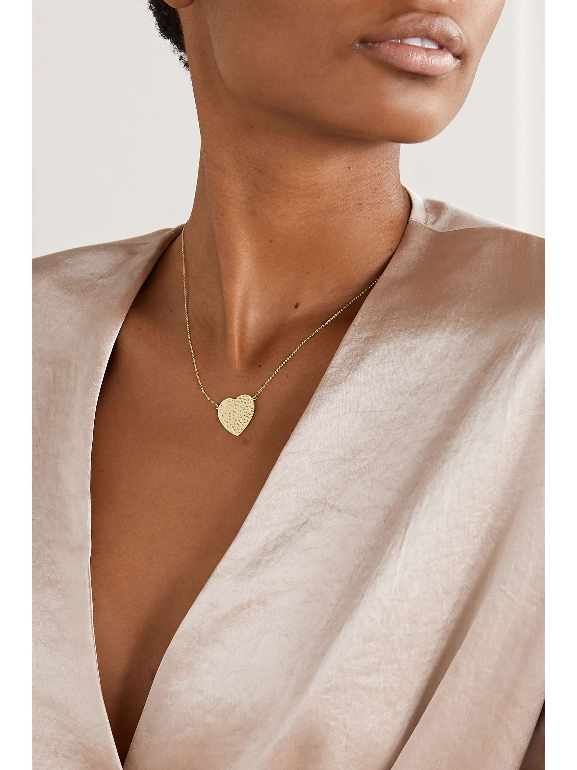 JENNIFER MEYER Hammered 18-karat gold necklace