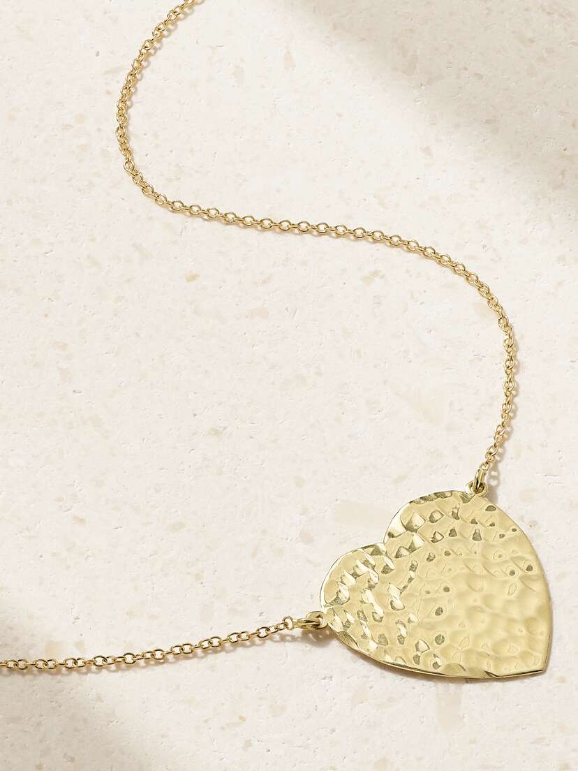 Jennifer Meyer Hammered 18-karat Gold Necklace