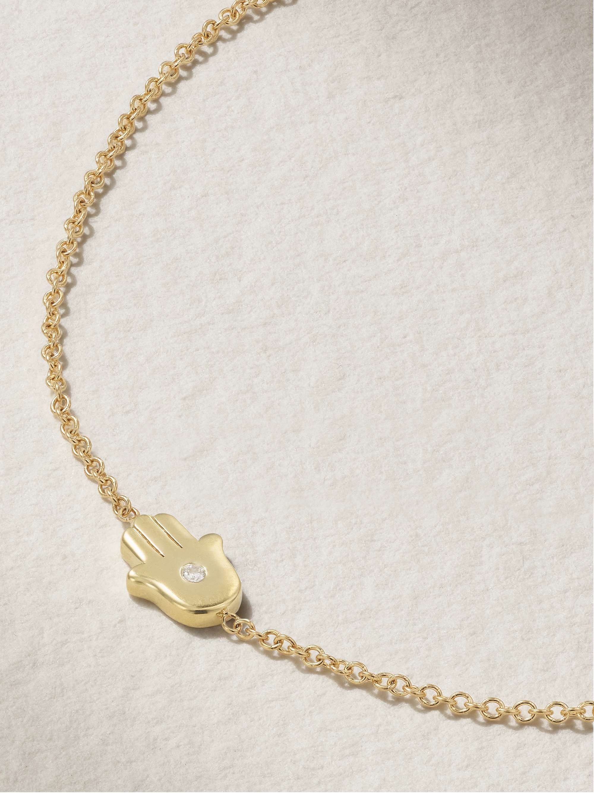 JENNIFER MEYER 18-karat gold diamond bracelet