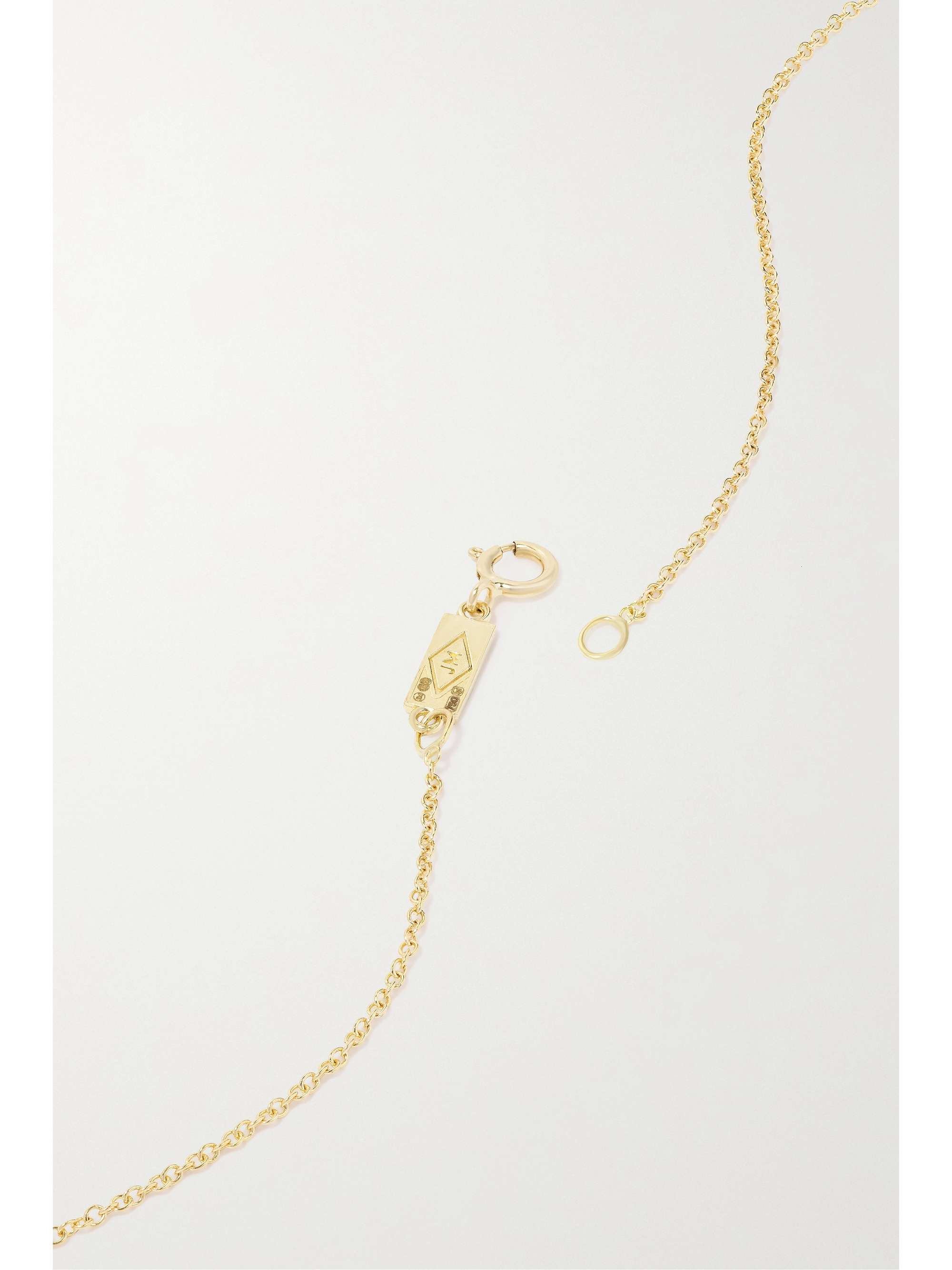 JENNIFER MEYER Small Open Heart 18-karat gold diamond necklace