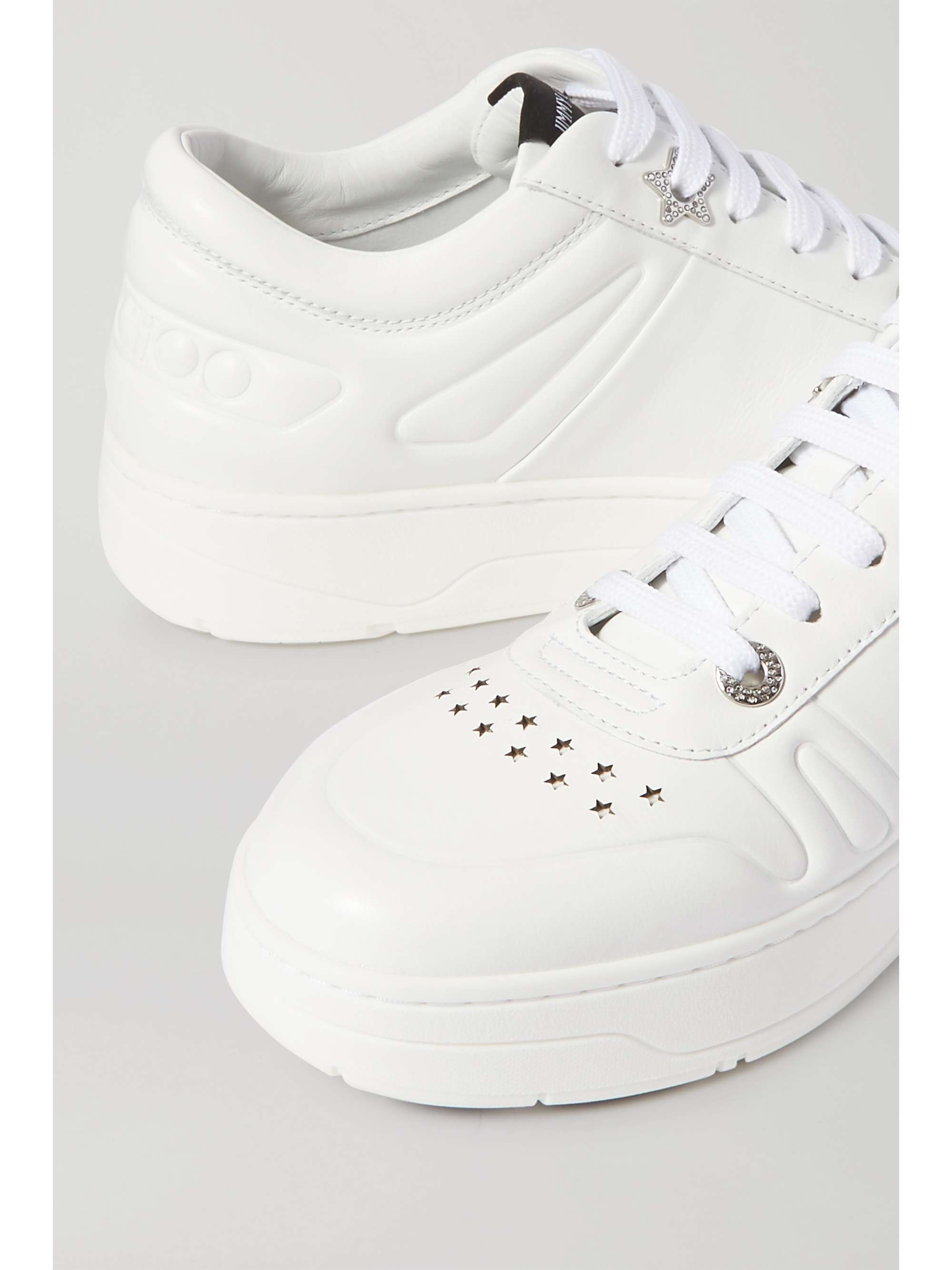 Slange velgørenhed Frivillig JIMMY CHOO Hawaii crystal-embellished perforated leather sneakers | NET-A-PORTER Slange velgørenhed Frivillig JIMMY CHOO Hawaii crystal-embellished perforated leather sneakers | NET-A-PORTER