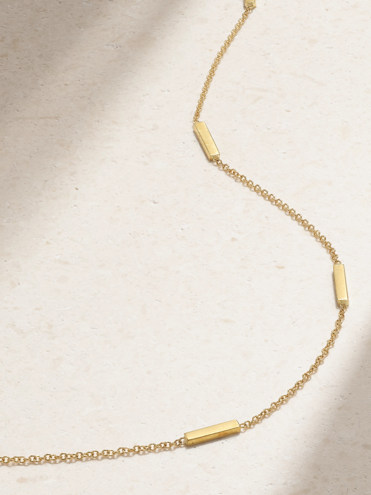 Jennifer Meyer Bar-by-the-inch 18-karat Gold Necklace In Gold