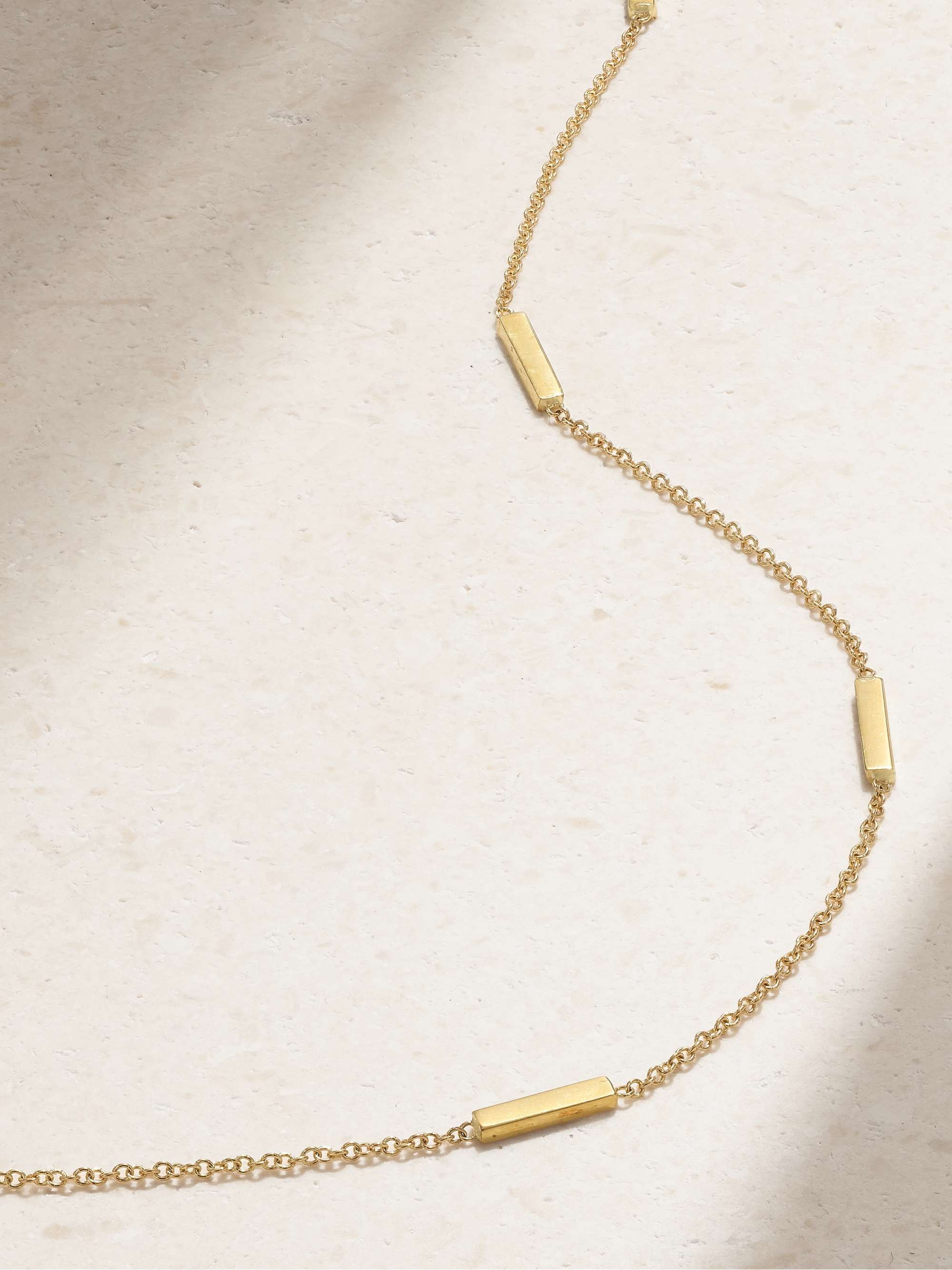 JENNIFER MEYER Bar-By-the-Inch 18-karat gold necklace