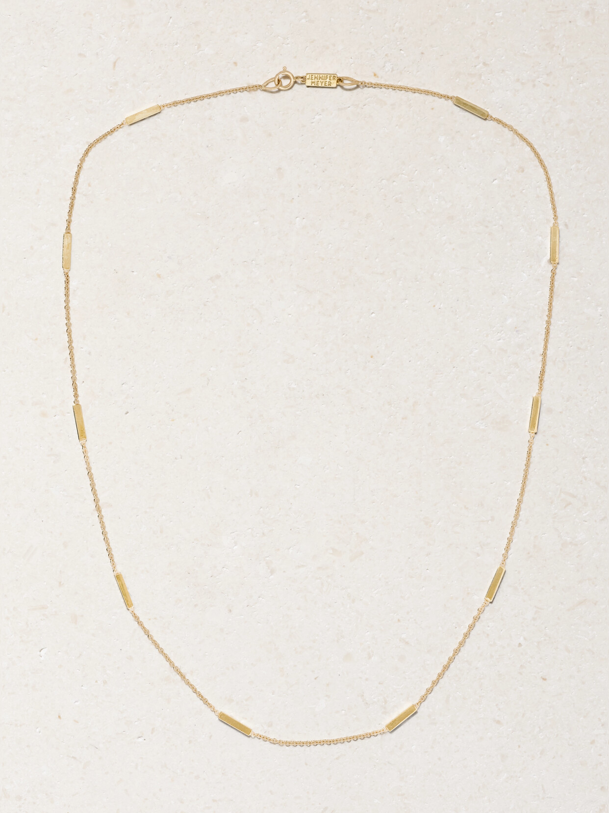 Jennifer Meyer Bar-by-the-inch 18-karat Gold Necklace