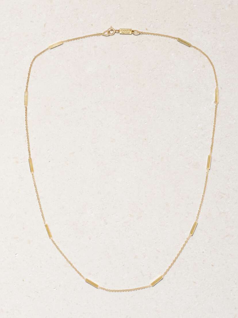 Jennifer Meyer Bar-by-the-inch 18-karat Gold Necklace