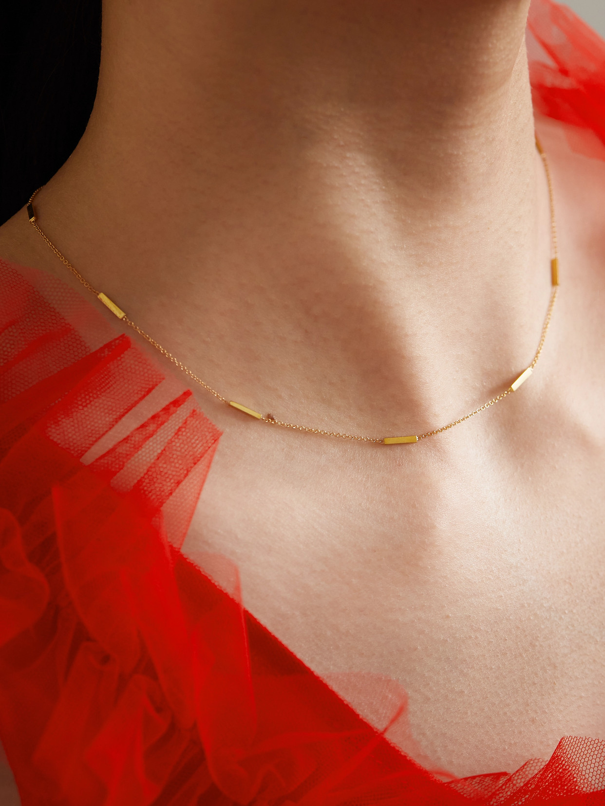 Jennifer Meyer Bar-by-the-inch 18-karat Gold Necklace In Gold