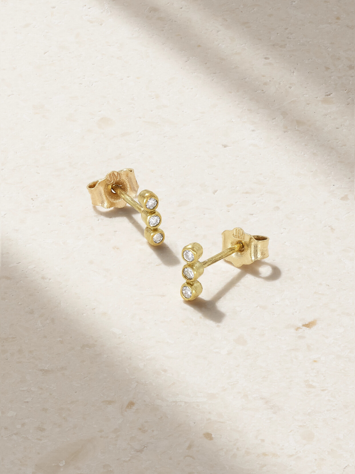 Jennifer Meyer 18-karat Gold Diamond Earrings