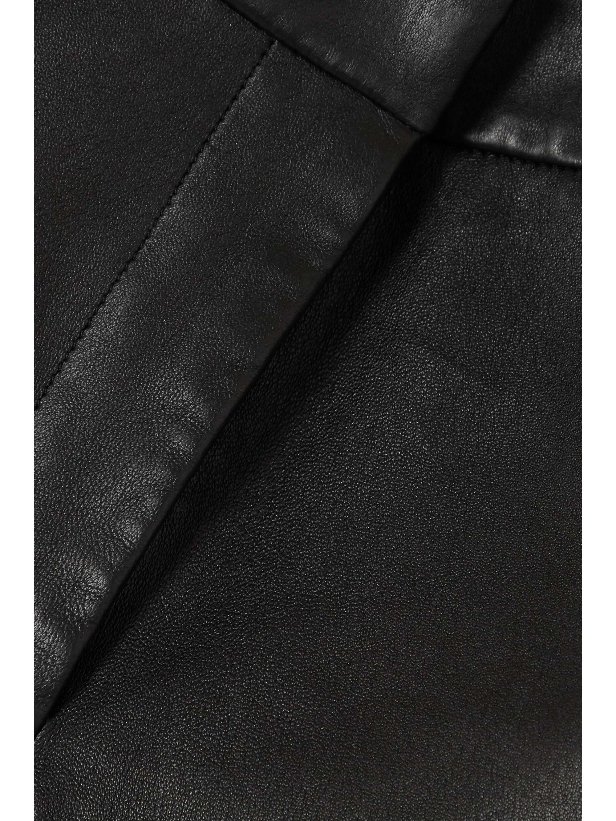 JOSEPH Coleman leather slim-fit pants