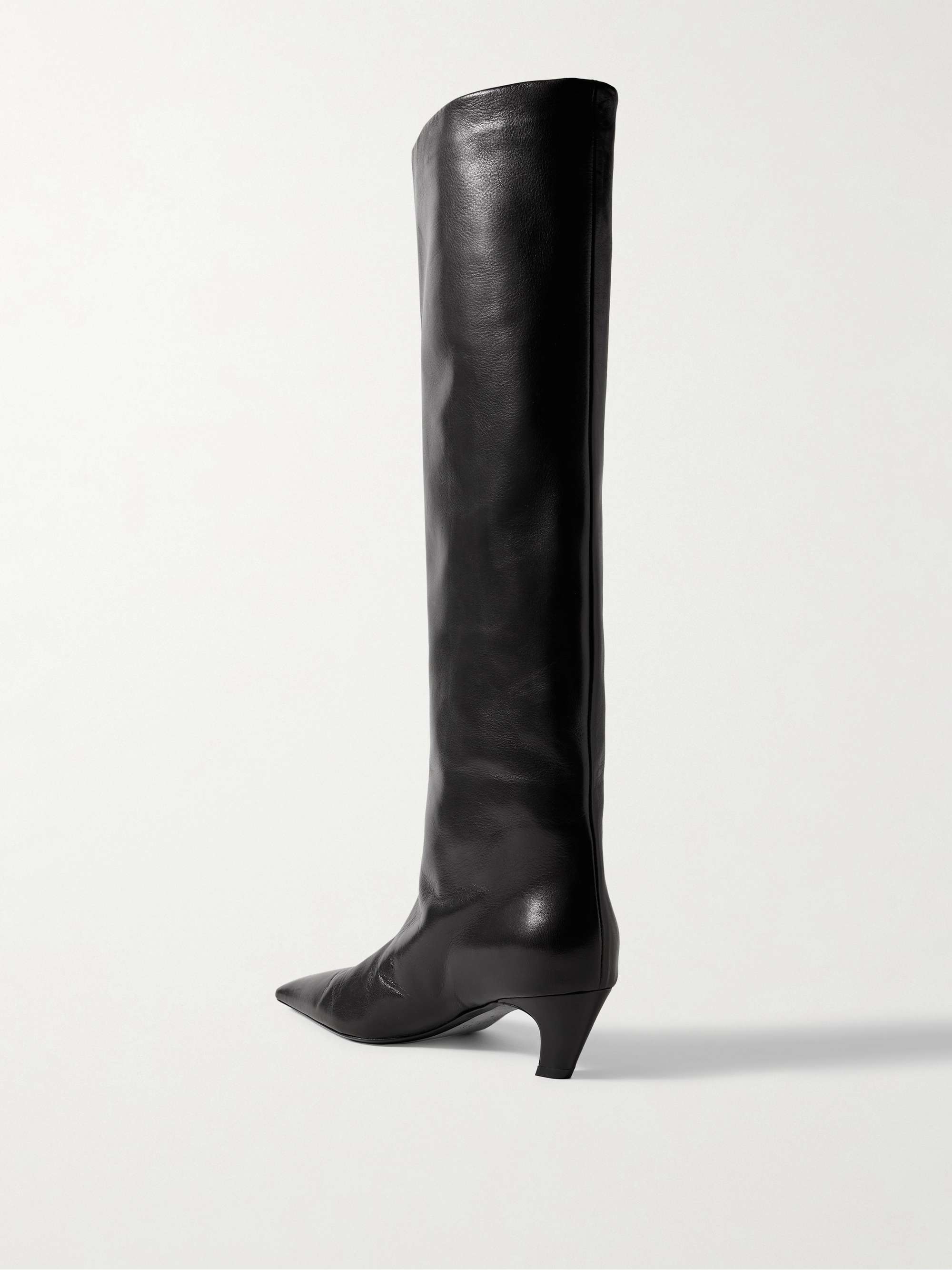 KHAITE Davis leather knee boots