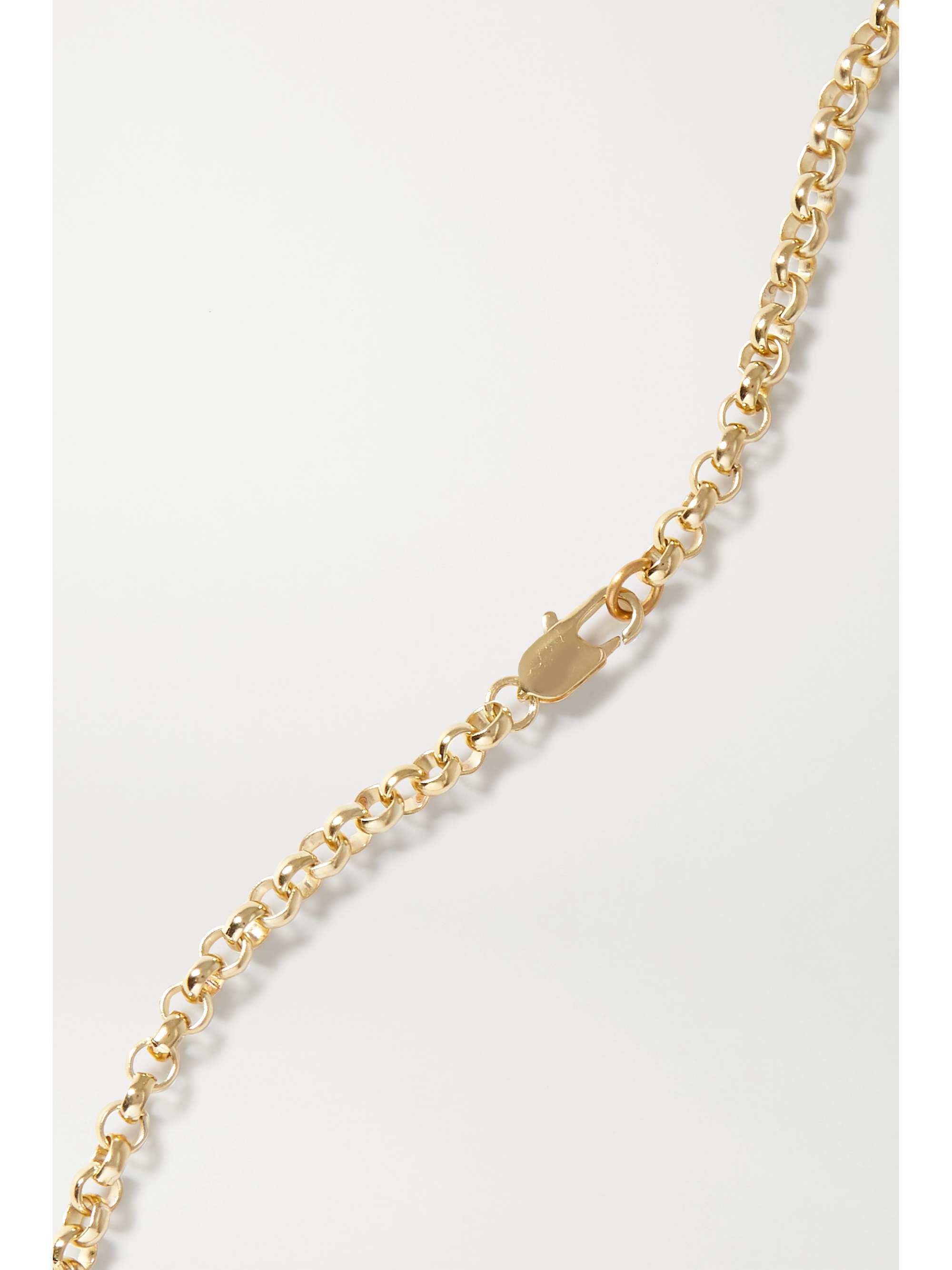 LAURA LOMBARDI + NET SUSTAIN Rosa gold-plated necklace