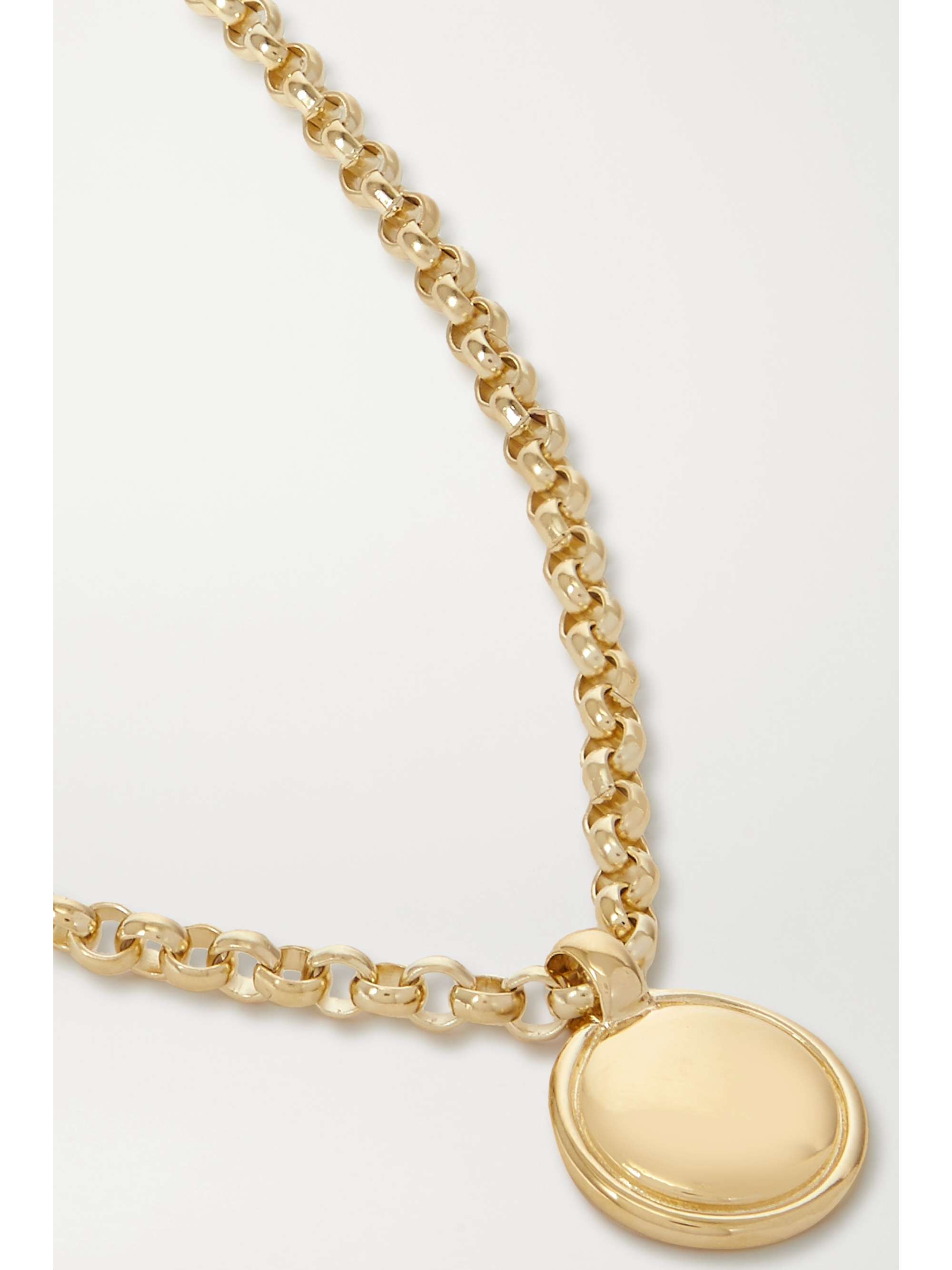 LAURA LOMBARDI + NET SUSTAIN Rosa gold-plated necklace