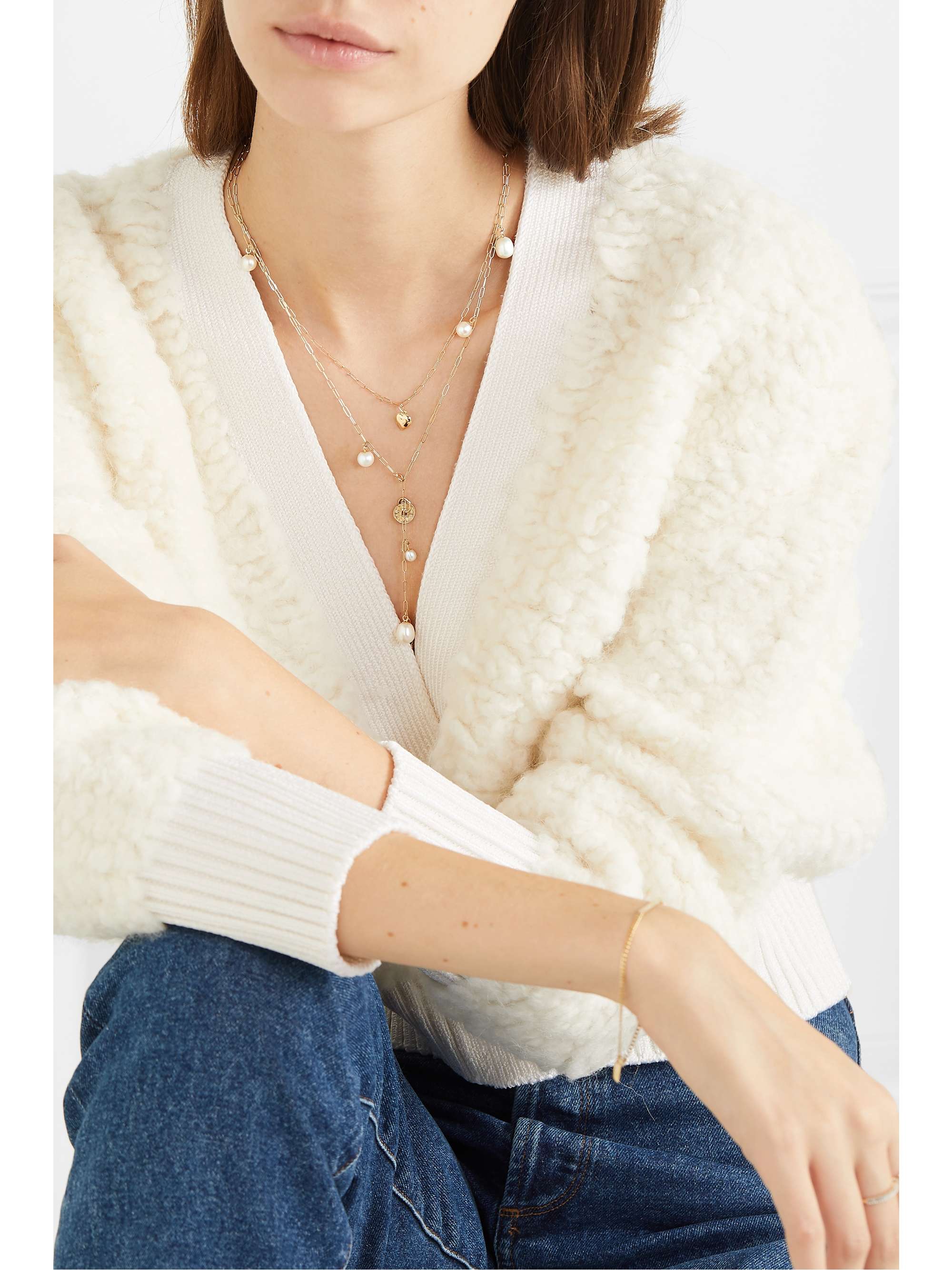 LOREN STEWART Catalina 14-karat gold necklace