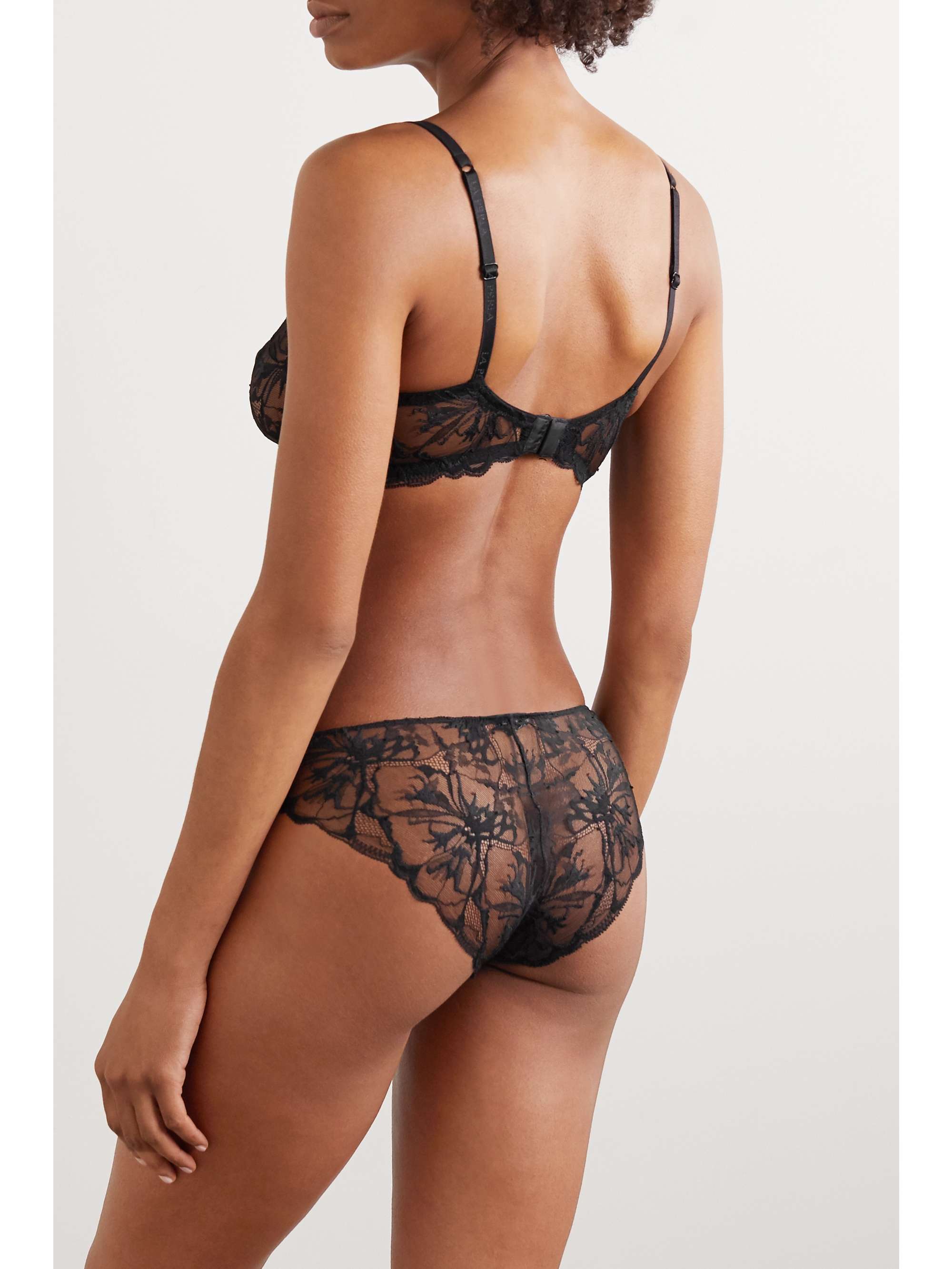LA PERLA Alida stretch-Leavers lace underwired soft-cup bra