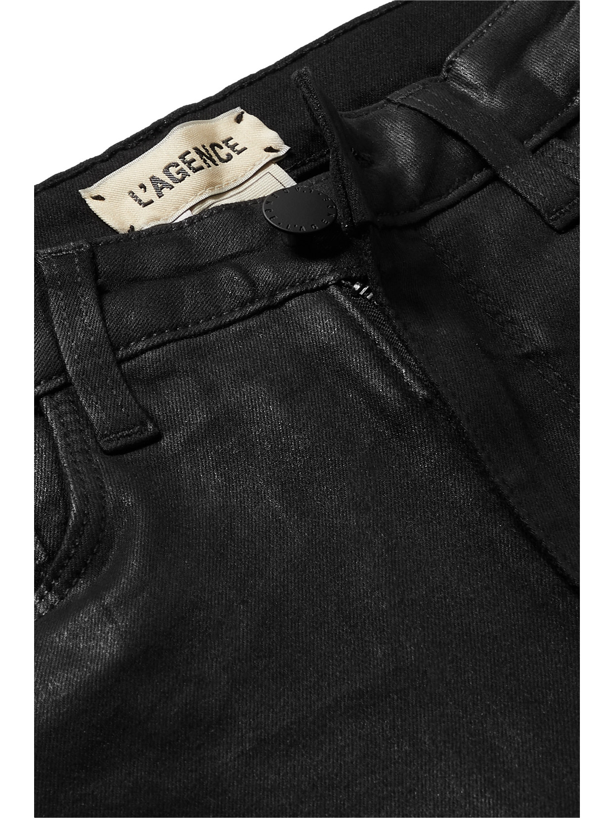 L'agence Margot High Waist Crop Jeans In Midnight