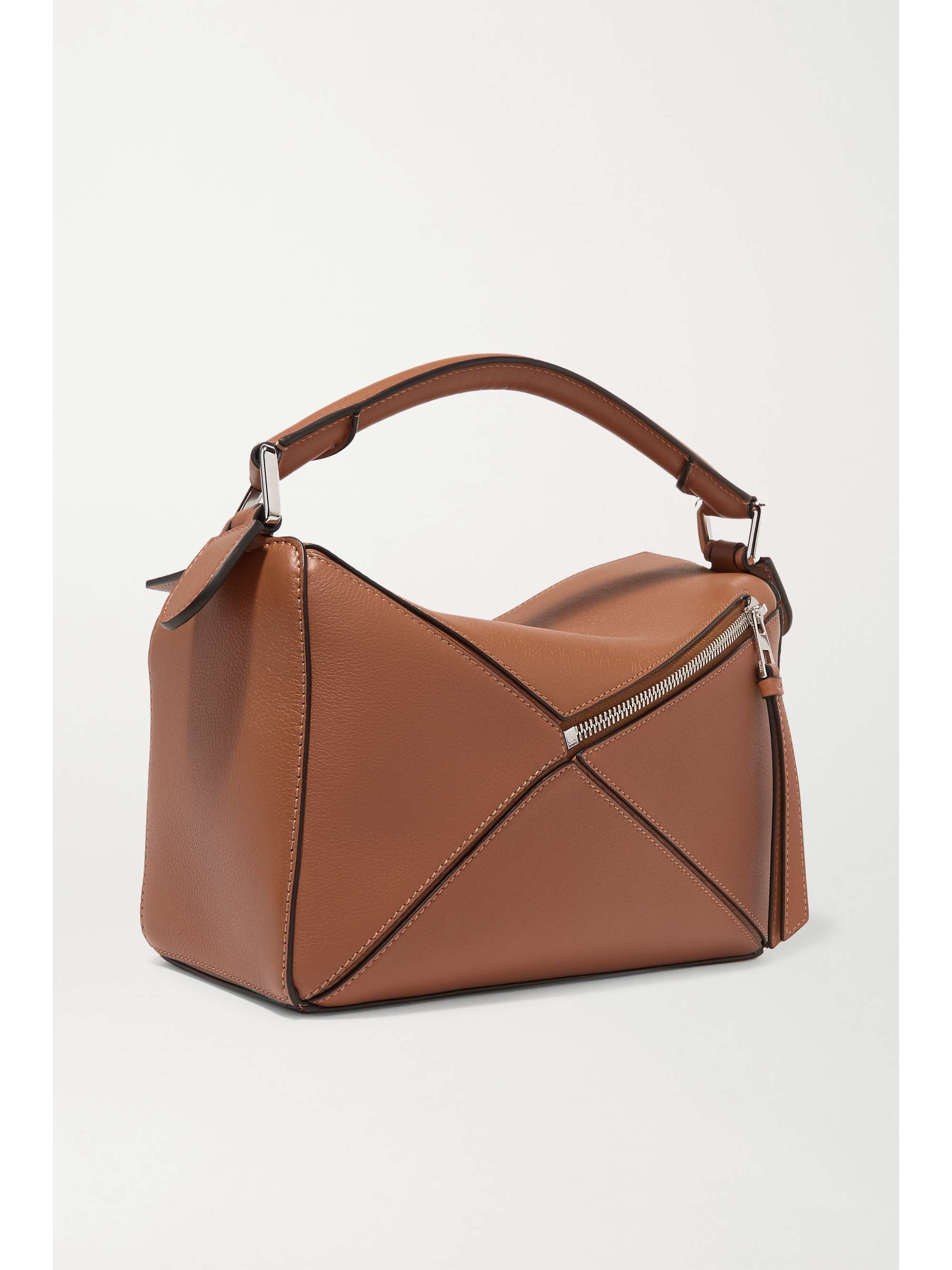 LOEWE Puzzle small textured-leather shoulder bag