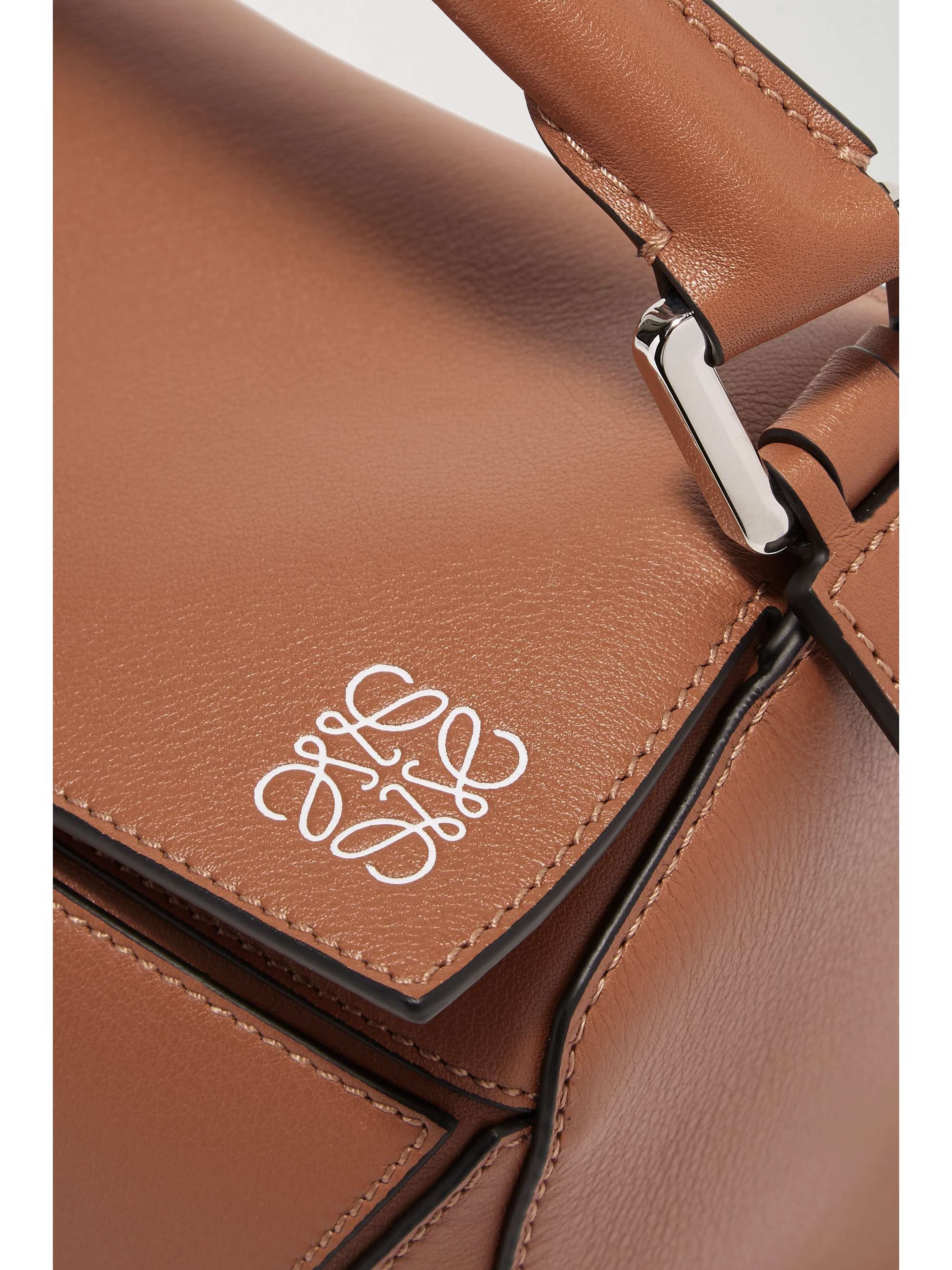LOEWE Puzzle small textured-leather shoulder bag
