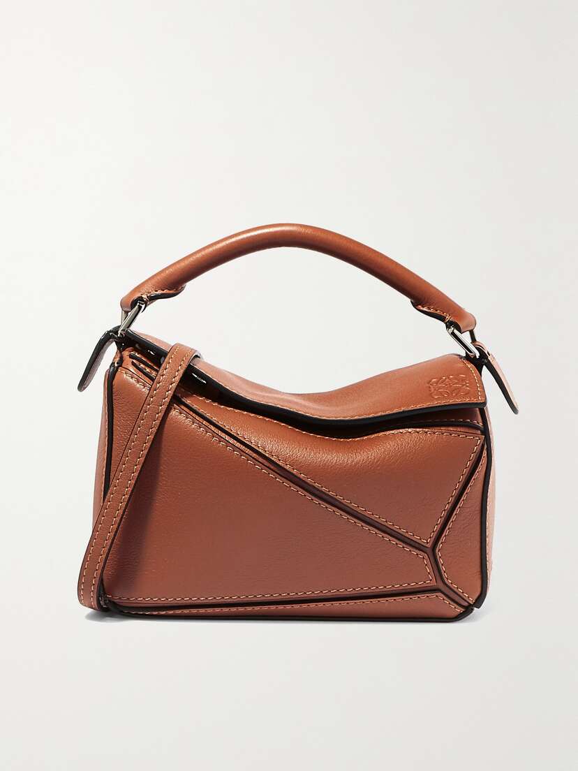 Loewe Puzzle Mini Textured-leather Shoulder Bag