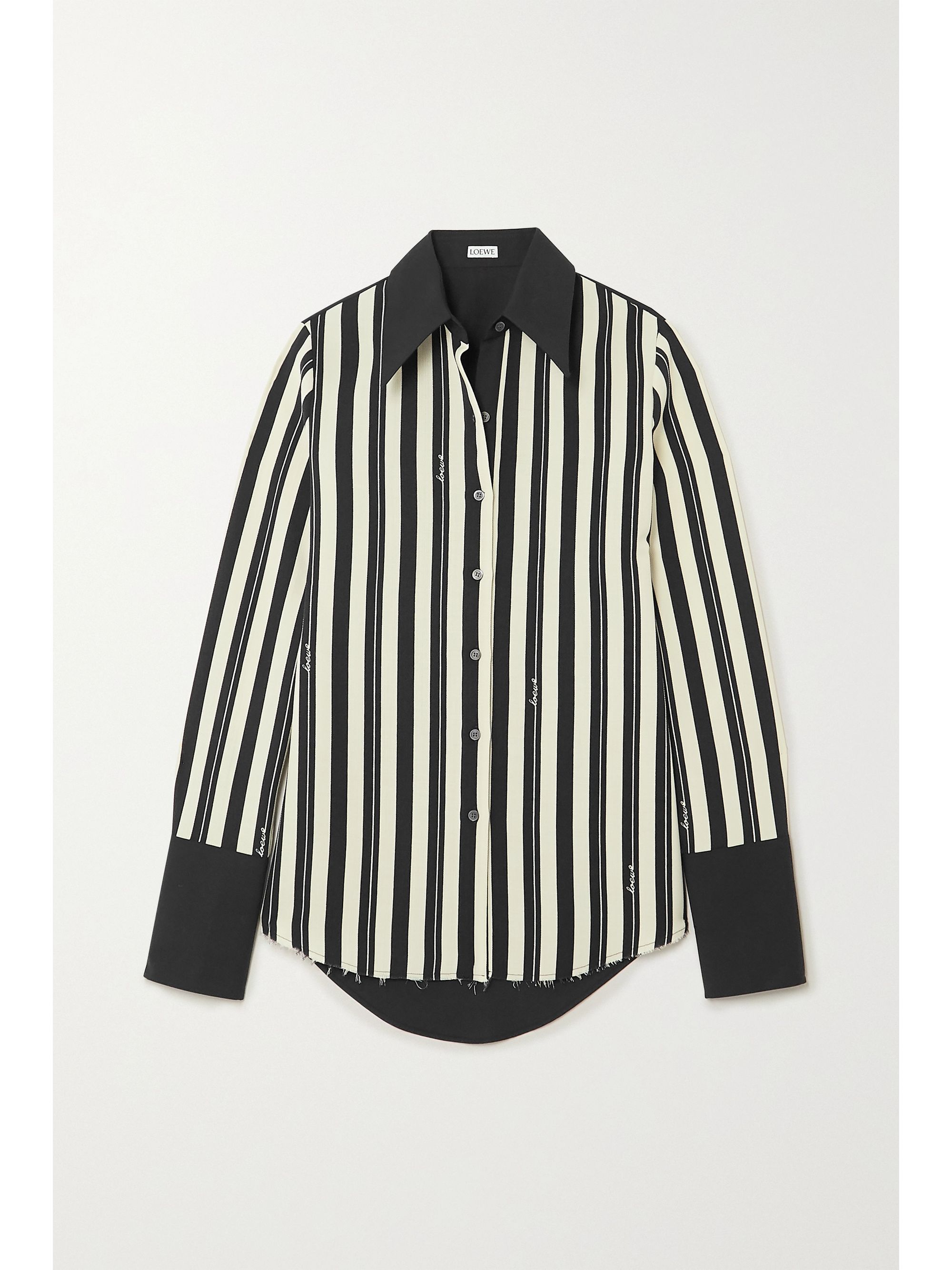 loewe striped shirt