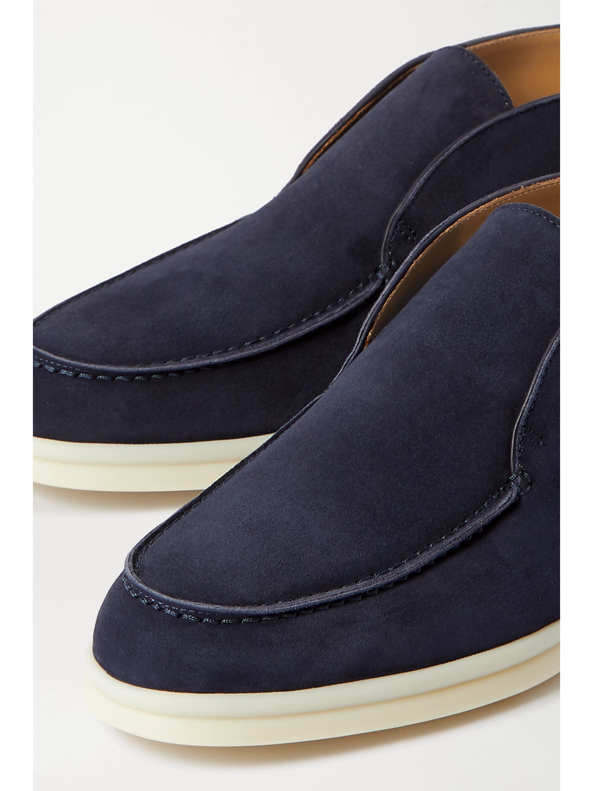 loro piana black loafers